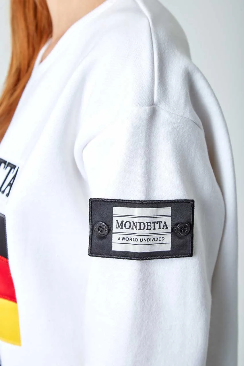Unity Women's Modern Fit Sweatshirt - Germany - White sold by Mondetta product image thumbnail 4