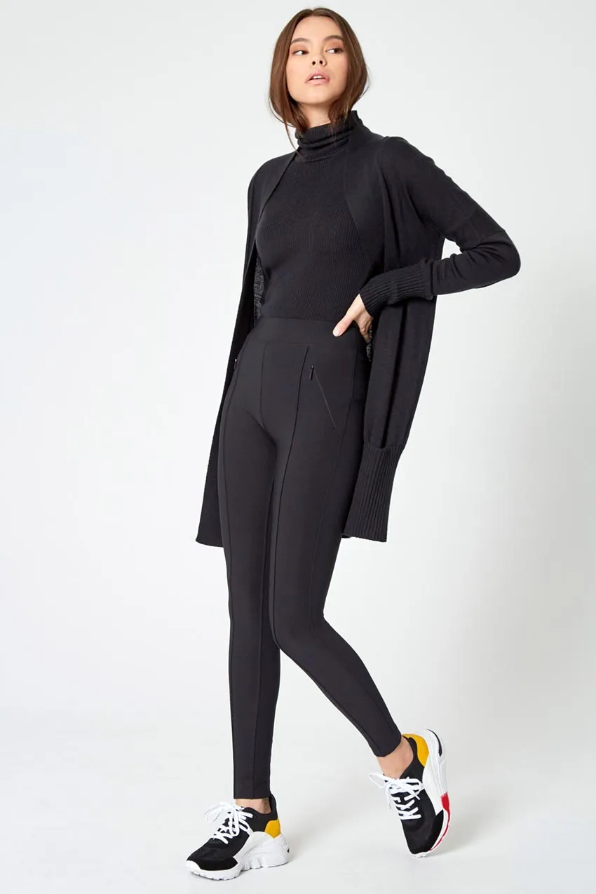 Distinctive Sustainable Mid-Rise Skinny Pant - Black sold by Mondetta product image thumbnail 4