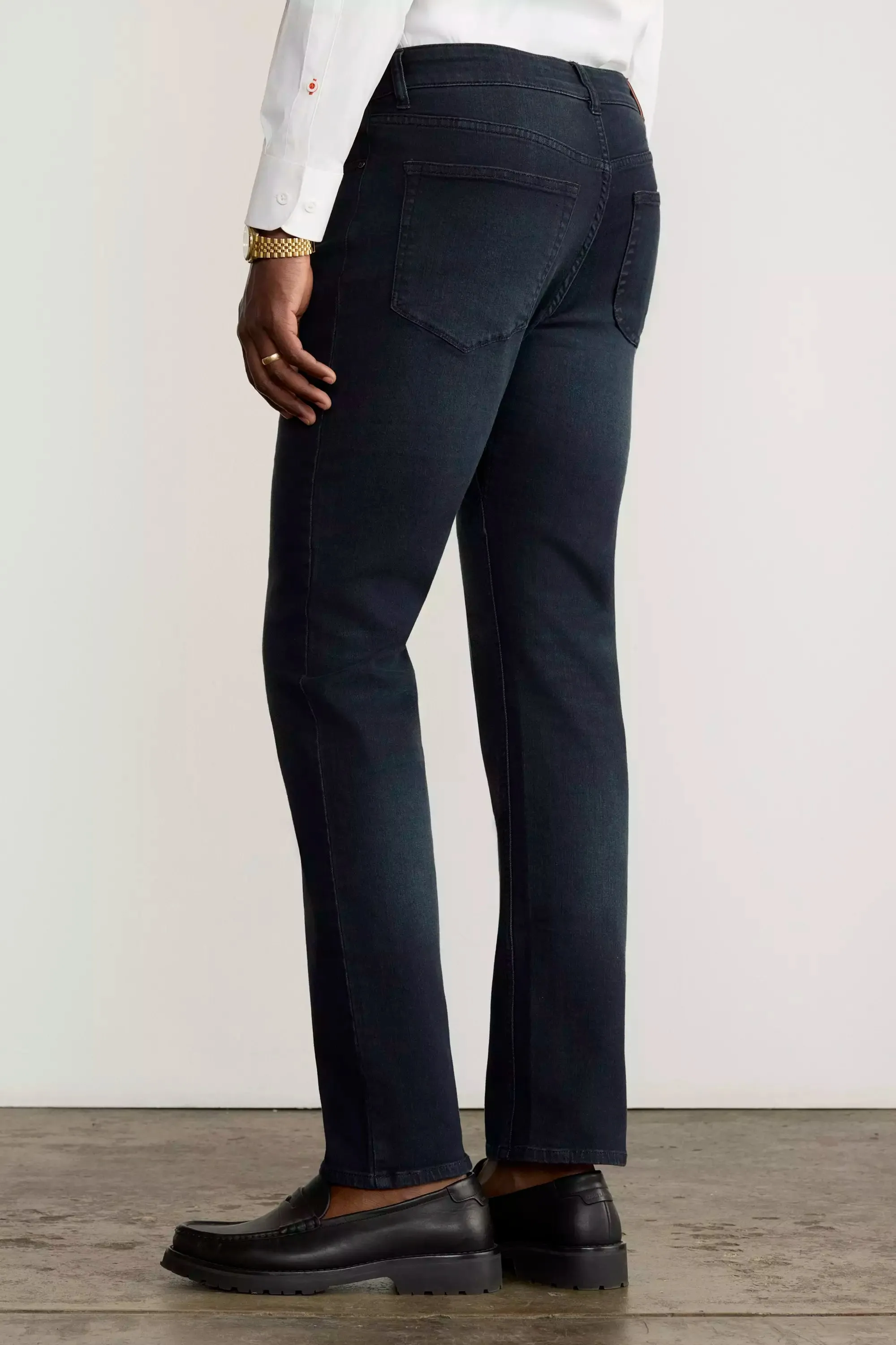 PerformFit Navigate Slim Dark Indigo Jeans - Indigo sold by Mondetta product image thumbnail 4