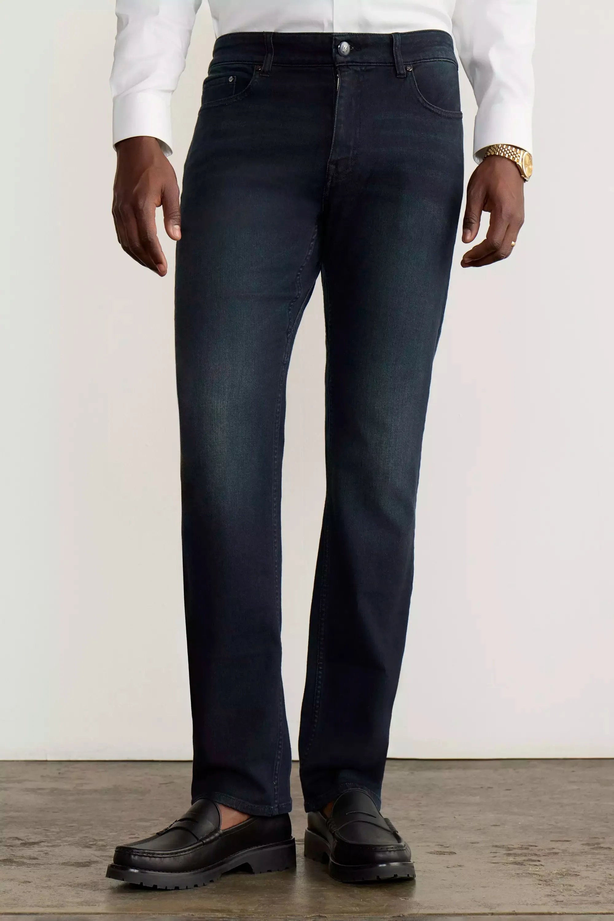 PerformFit Navigate Slim Dark Indigo Jeans - Indigo sold by Mondetta product image thumbnail 3