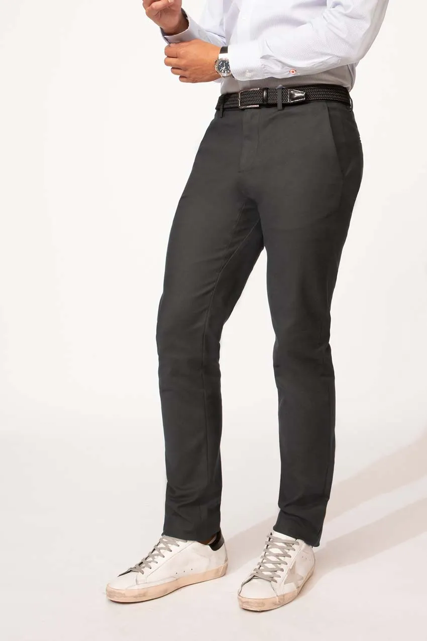 Acumen Slim Twill Pant - Dark Forest sold by Mondetta