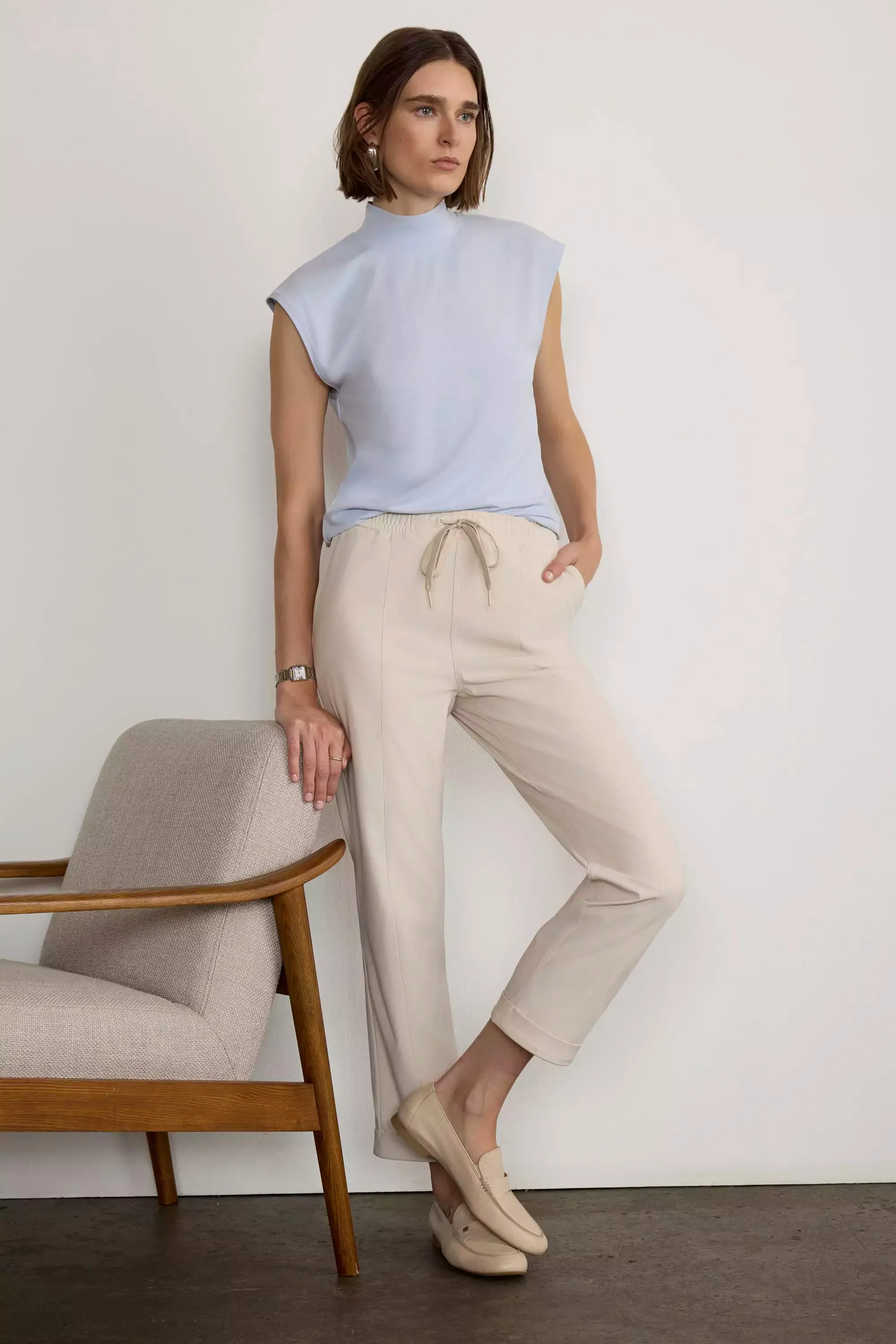 Limitless Roll Cuff Clean Cut Jogger - Brazilian Sand sold by Mondetta