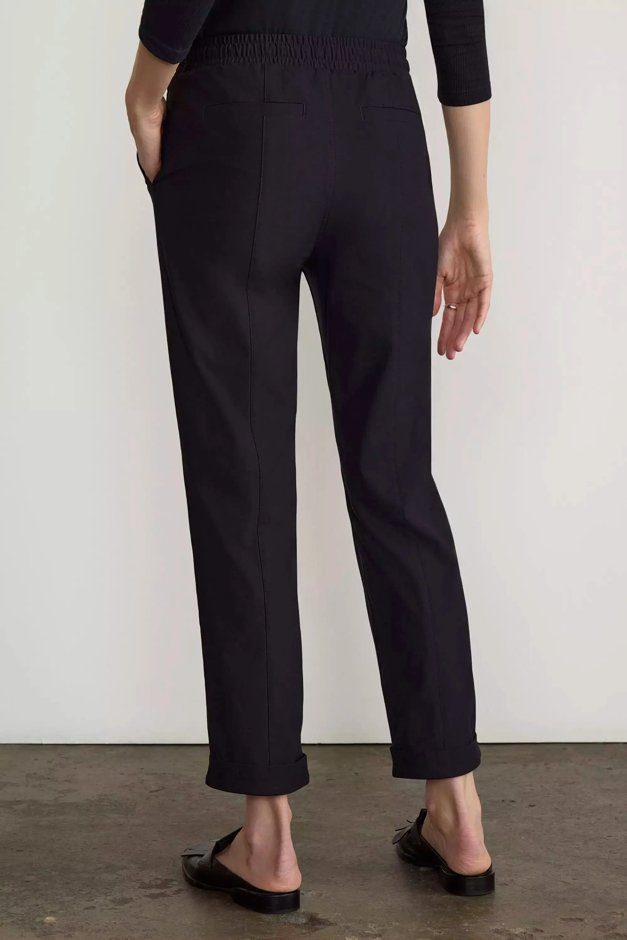 Limitless Roll Cuff Clean Cut Jogger - Black sold by Mondetta product image thumbnail 2