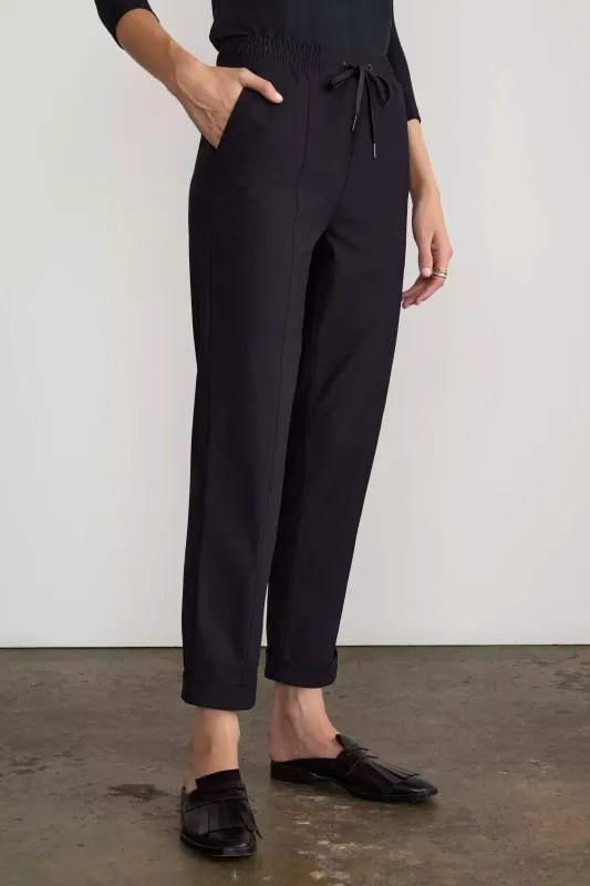 Limitless Roll Cuff Clean Cut Jogger - Black sold by Mondetta