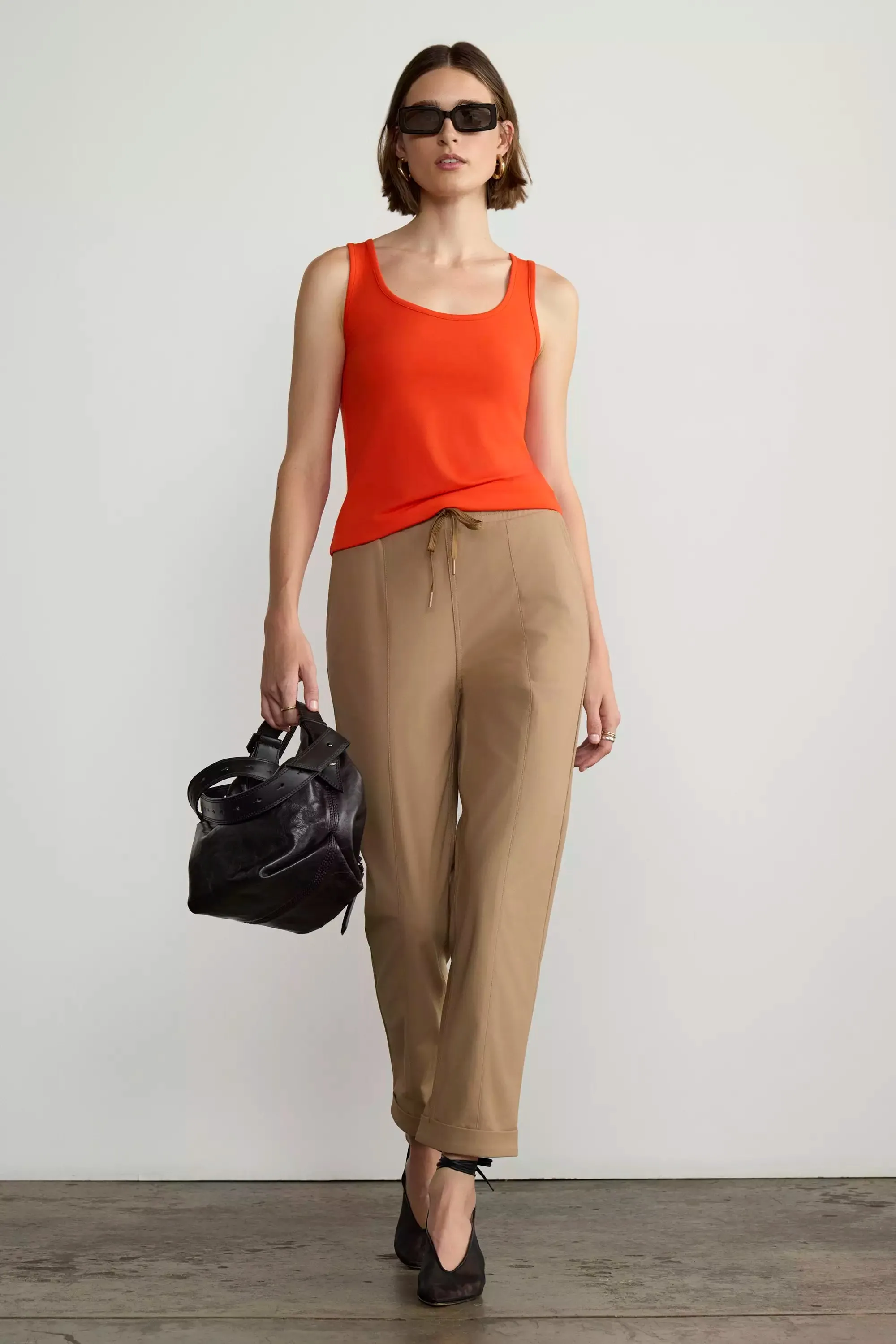 Limitless Roll Cuff Clean Cut Jogger - Tiger's Eye sold by Mondetta