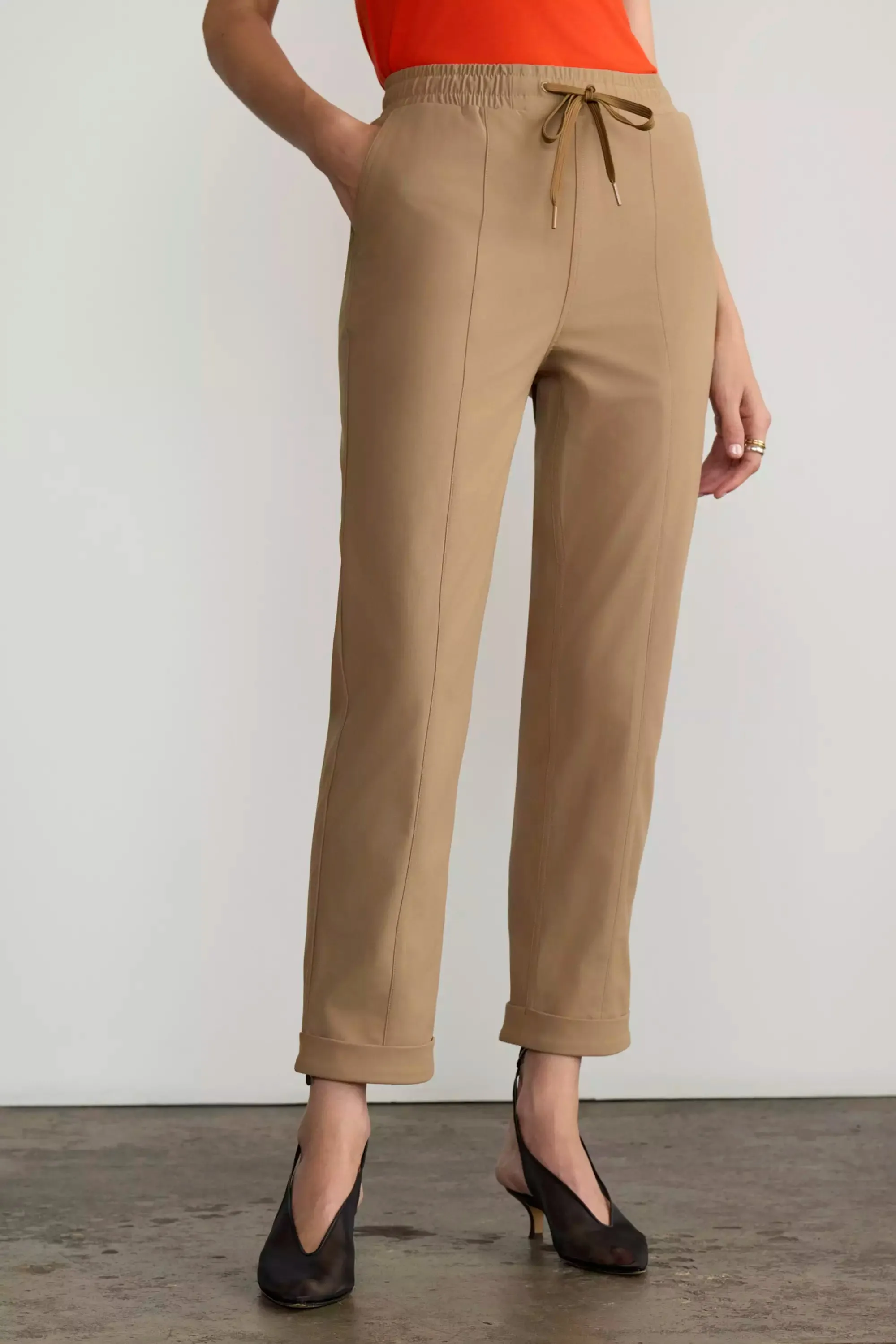 Limitless Roll Cuff Clean Cut Jogger - Tiger's Eye sold by Mondetta product image thumbnail 3