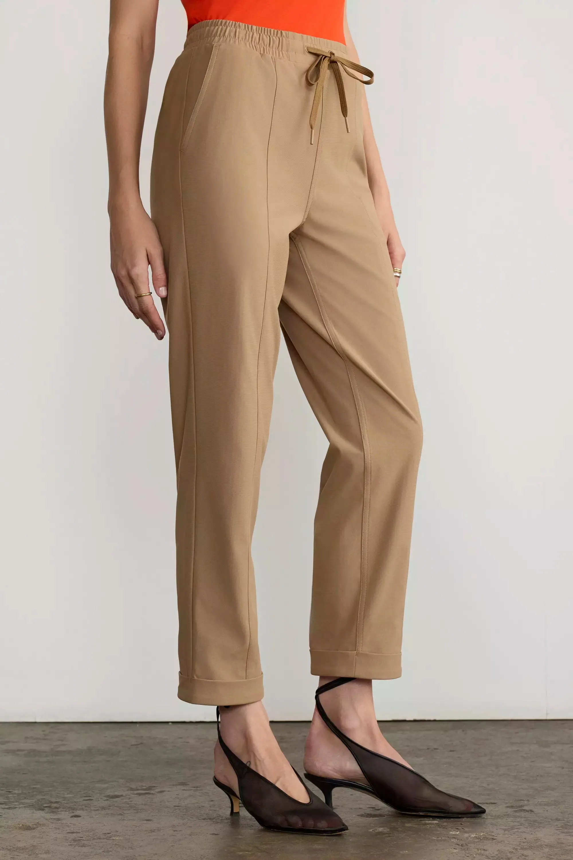 Limitless Roll Cuff Clean Cut Jogger - Tiger's Eye sold by Mondetta product image thumbnail 2