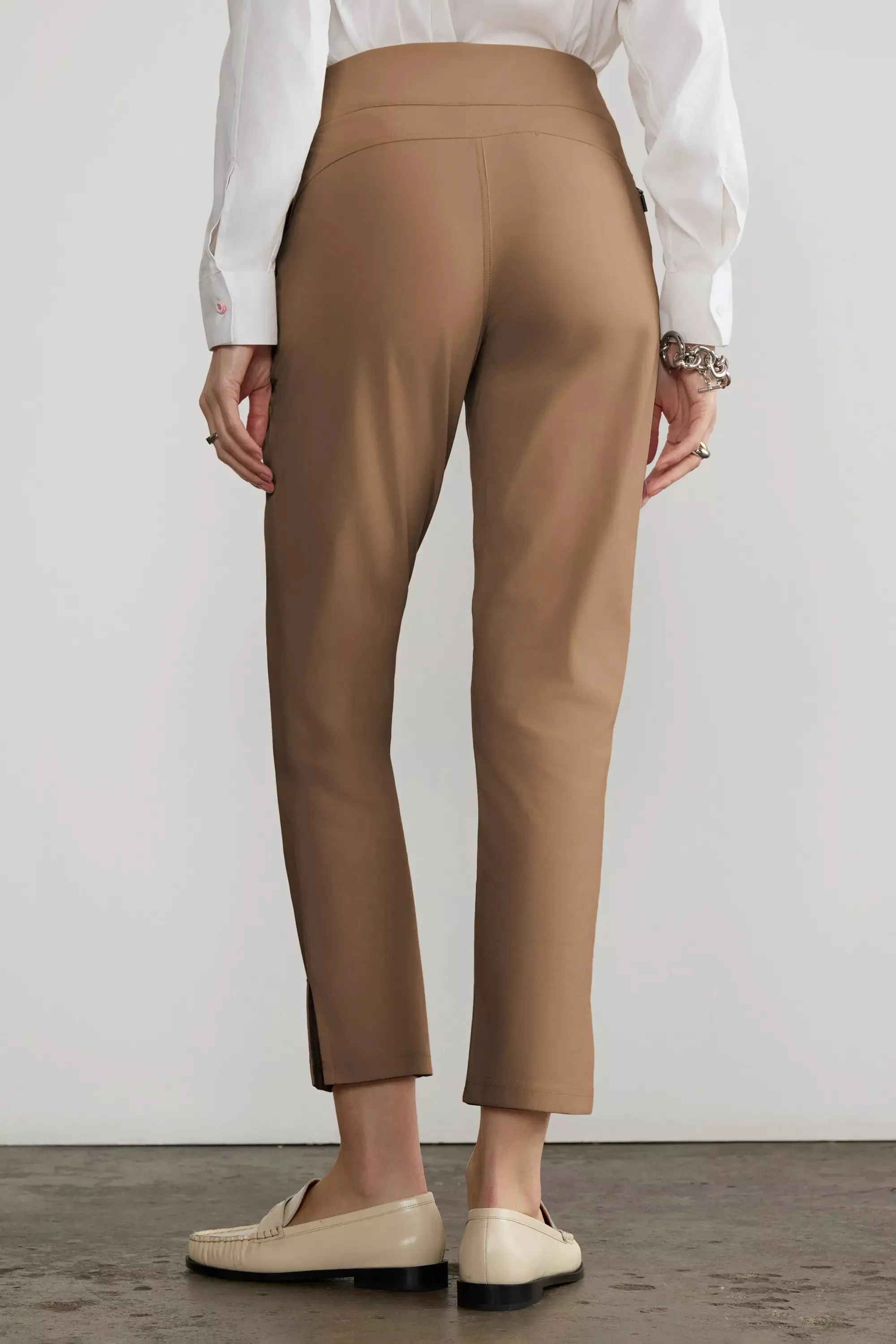 Limitless High-Rise Ankle Pant with Pleats - Tiger's Eye sold by Mondetta product image thumbnail 2