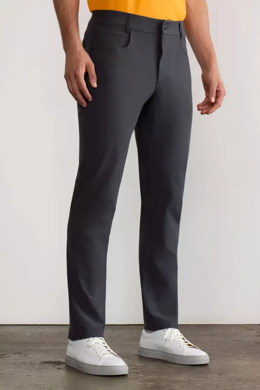 Limitless Denim-Look Slim Pant - Asphalt made by Warehouse