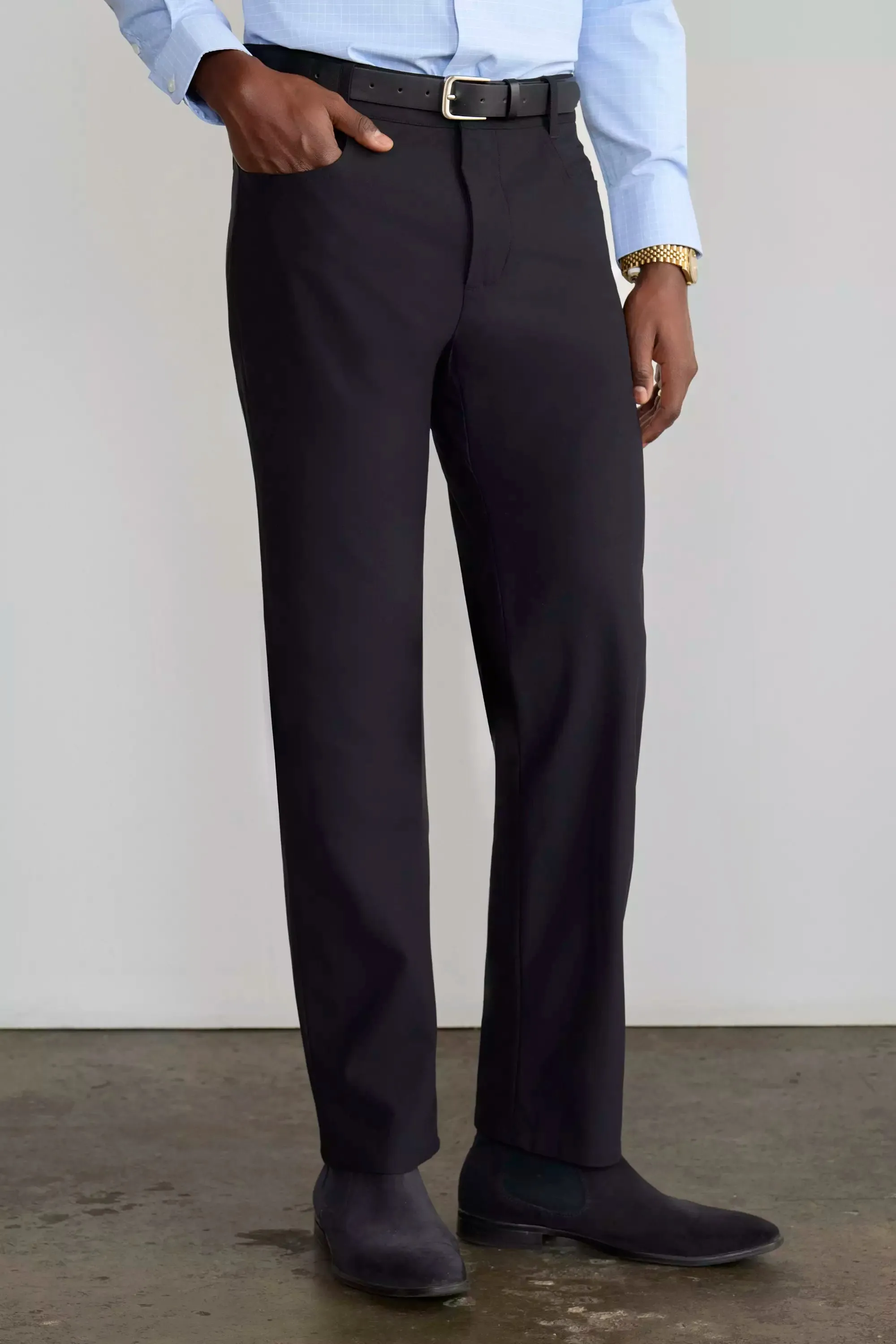 Limitless Denim-Look Slim Pant - Black sold by Mondetta product image thumbnail 2