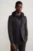 Tenacity Twill Blazer with Removable Hooded Fooler - Wayward Grey sold by Mondetta