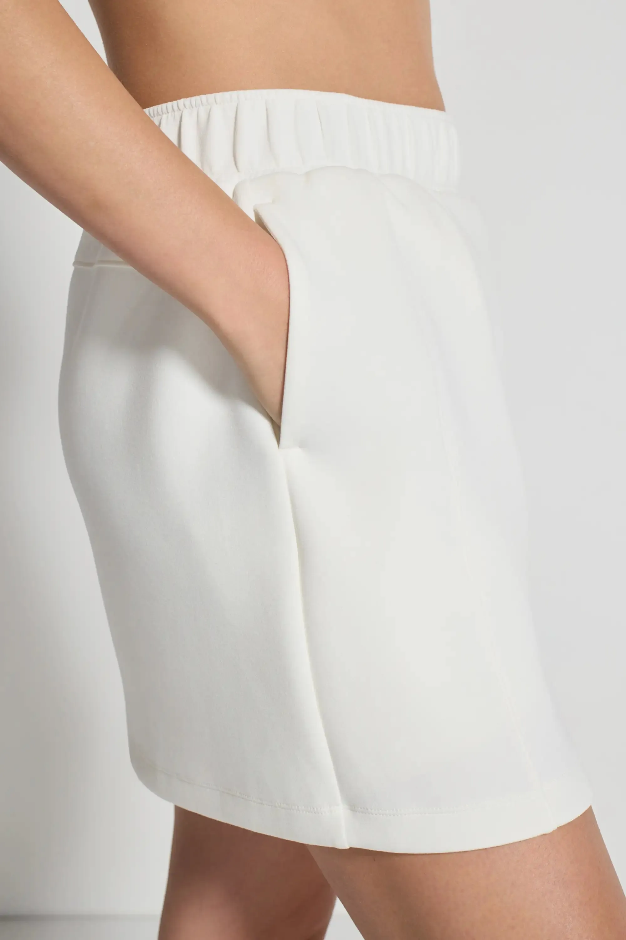 The Built-In Short GRS Certified Recycled Poly Walking Skort - White sold by Mondetta product image thumbnail 3