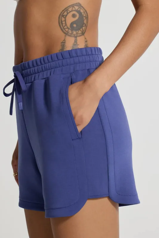 Women's High-Rise Short - Skipper Blue sold by Mondetta