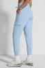 The Stretch GRS Certified Recycled Poly Cargo Jogger - Blue Fog sold by Mondetta