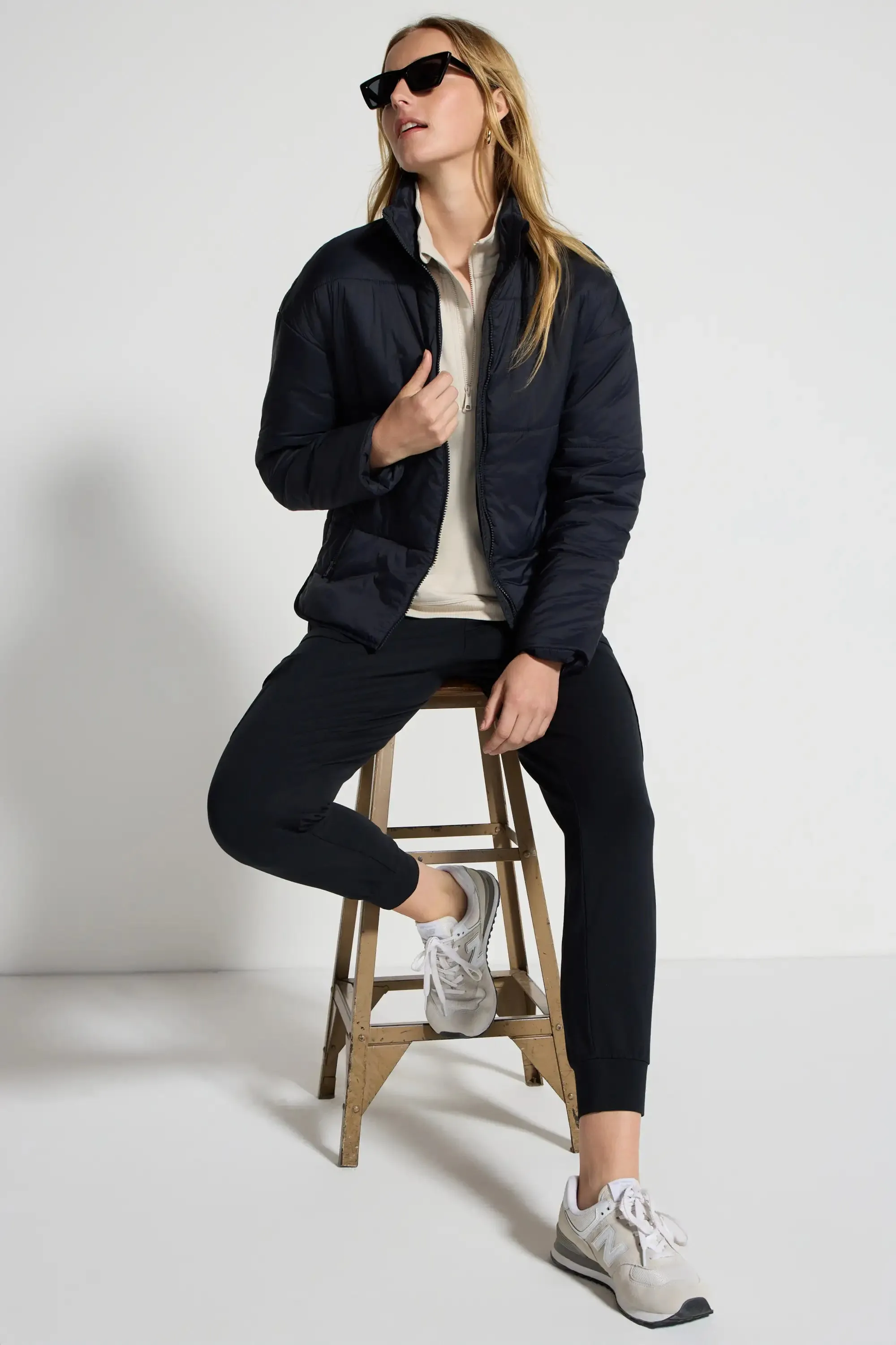 The Sorona™ Fill GRS Certified Recycled Poly Insulated Jacket - Black sold by Mondetta product image thumbnail 2