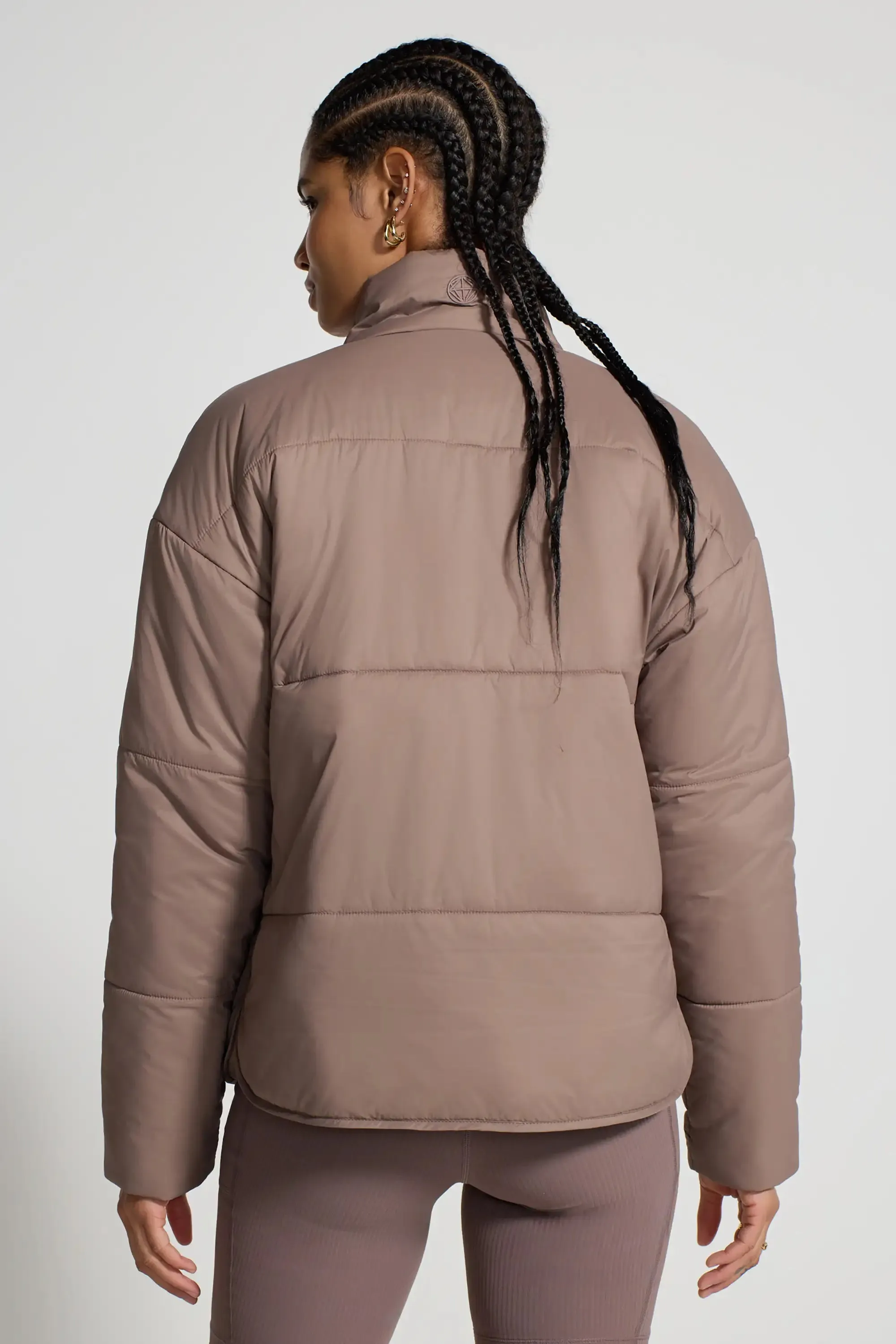 The Sorona™ Fill GRS Certified Recycled Poly Insulated Jacket - Taupe sold by Mondetta product image thumbnail 4