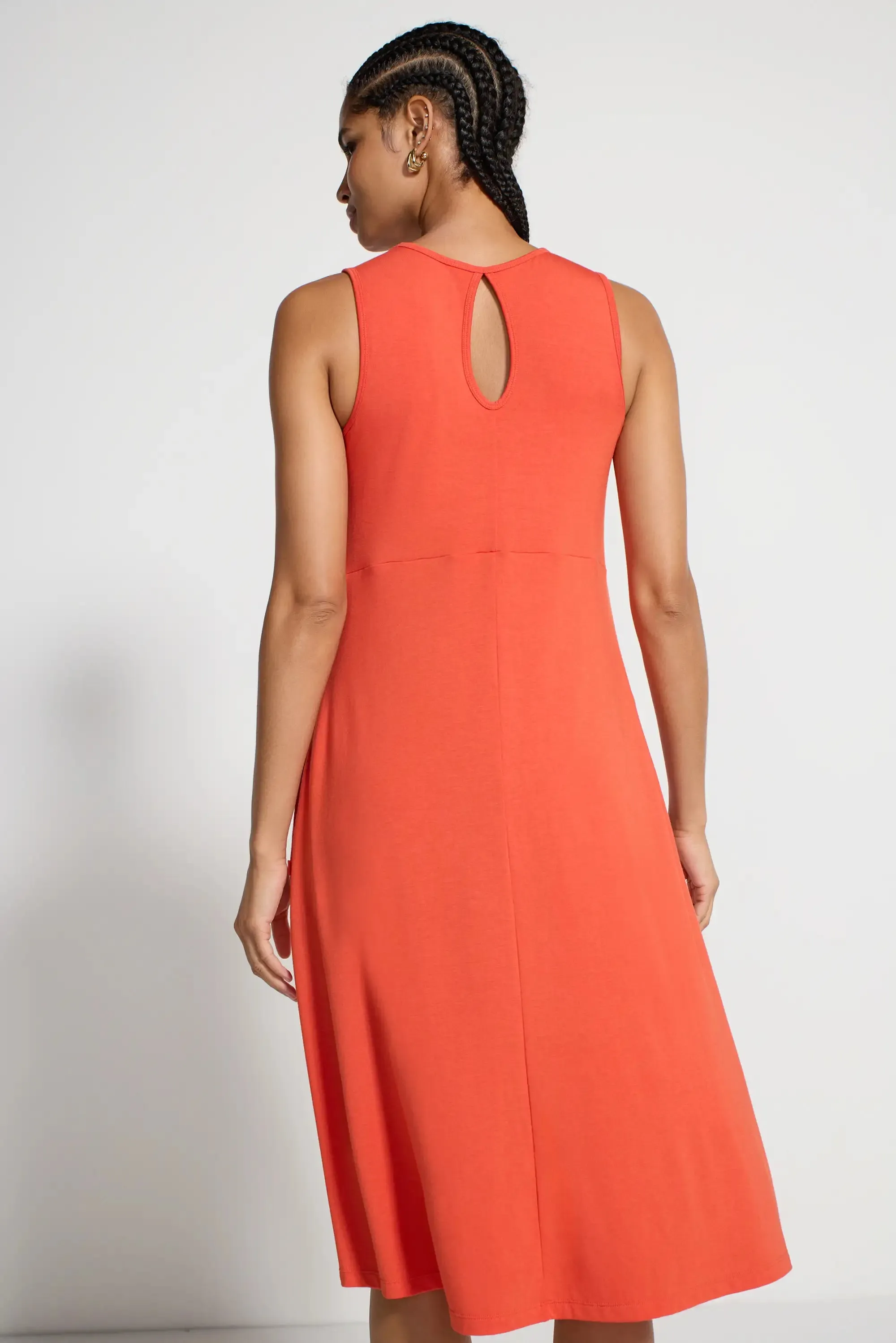 The Midi Dress - Summer Fig Orange sold by Mondetta product image thumbnail 3