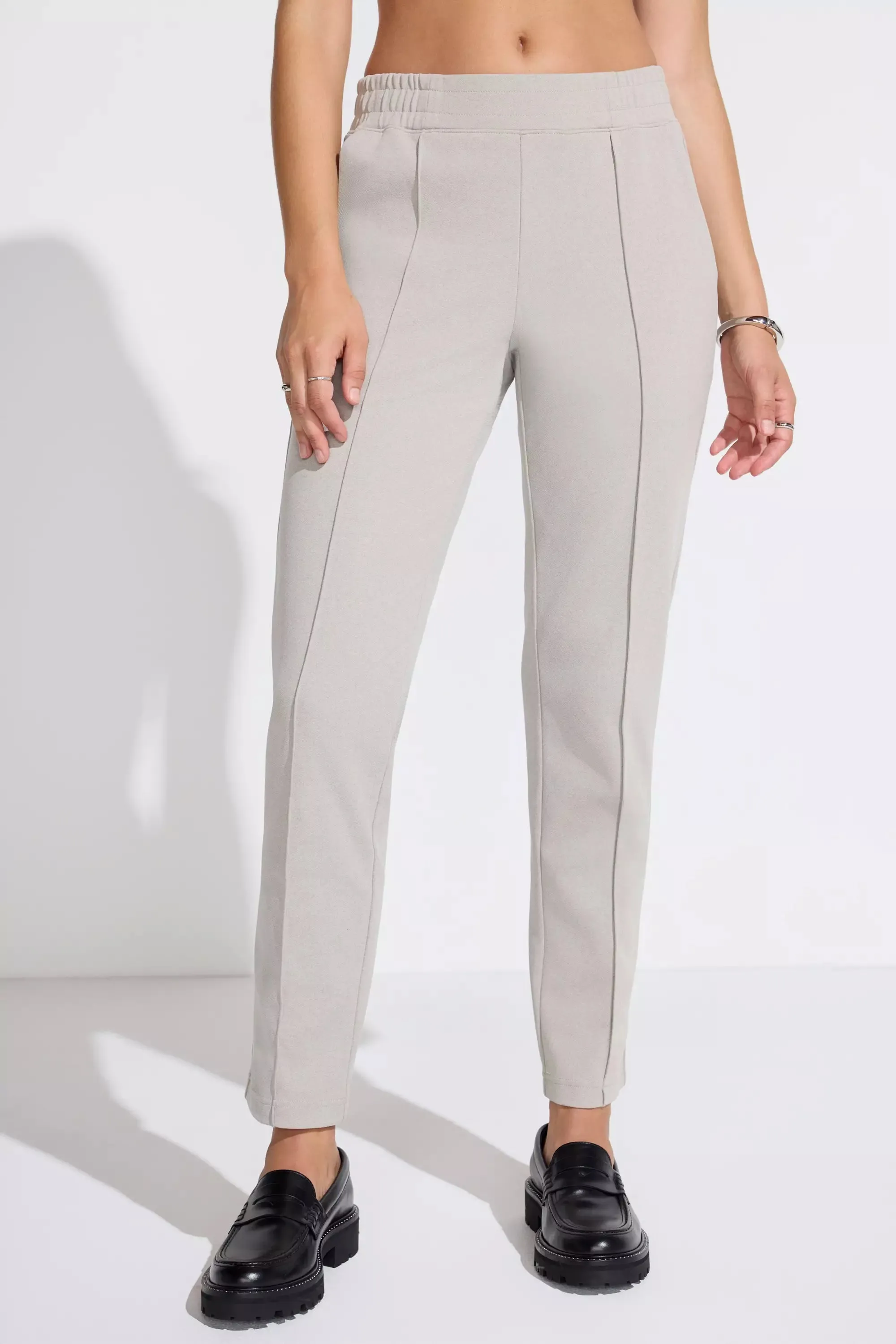 Women’s Pintuck Pant 29" - Beige sold by Mondetta