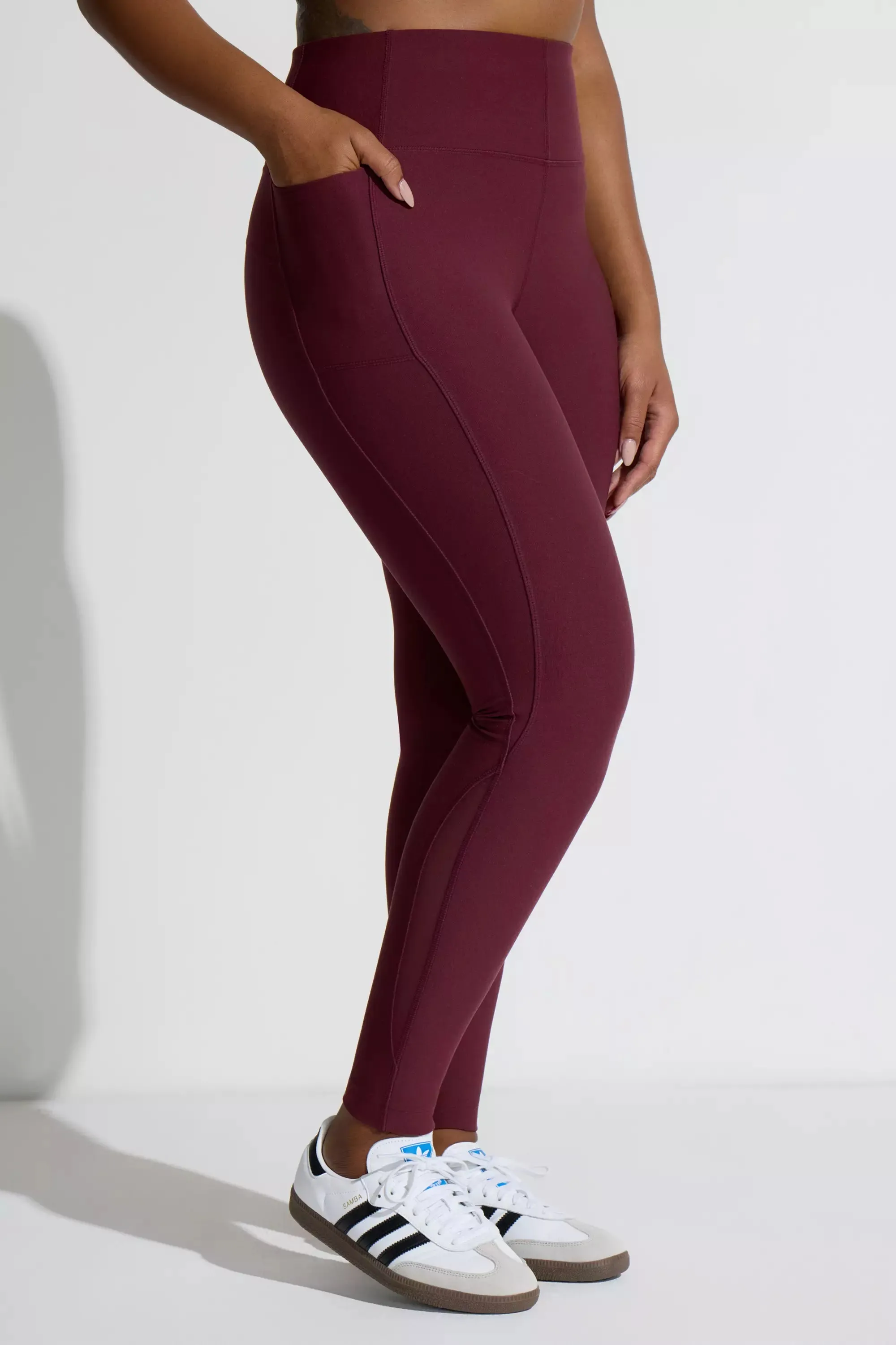 Women’s Cold Gear Legging - Potent Purple Combo sold by Mondetta