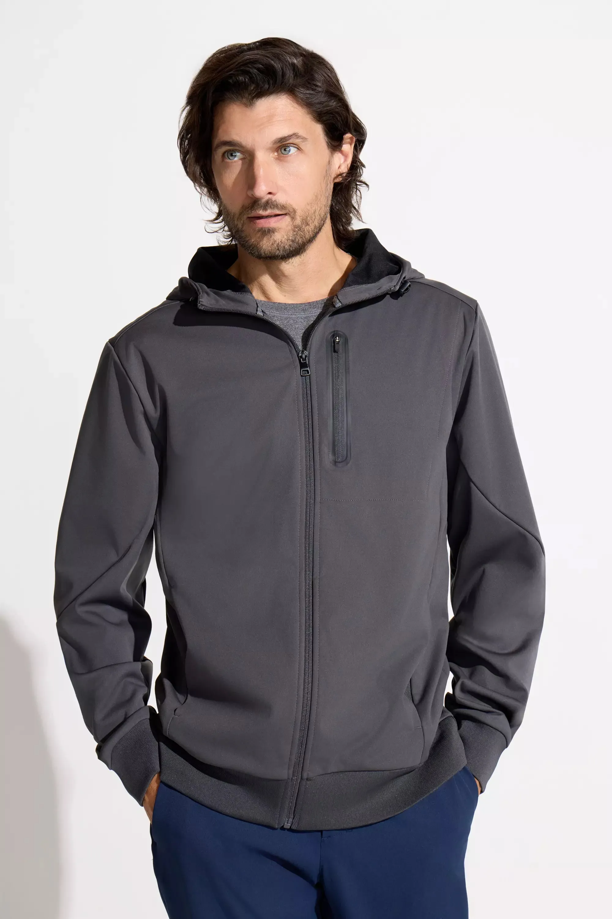 Axiom Protection Jacket - Charcoal sold by Mondetta product image thumbnail 2