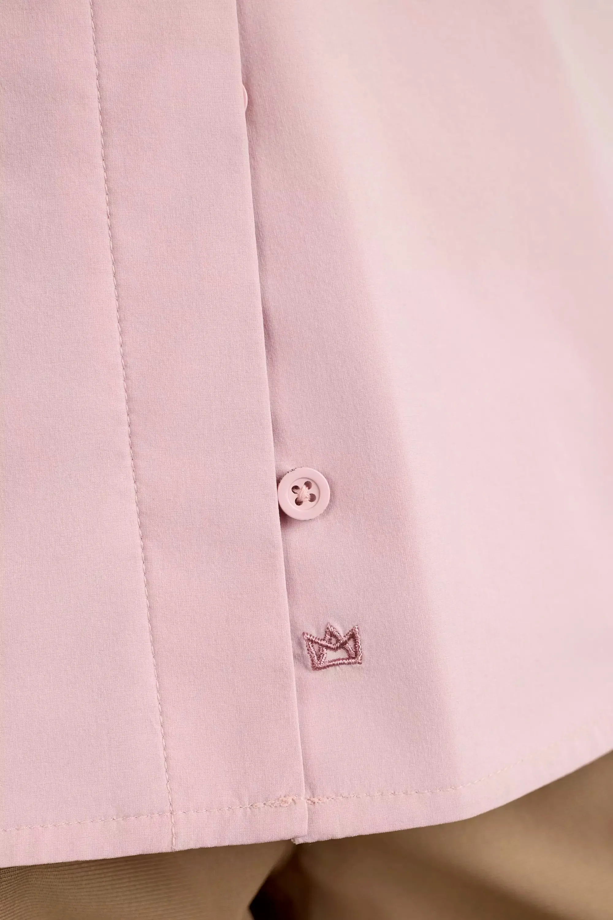 Resource Sleeveless V-Neck Blouse with Pleats - Pale Mauve sold by Mondetta product image thumbnail 4