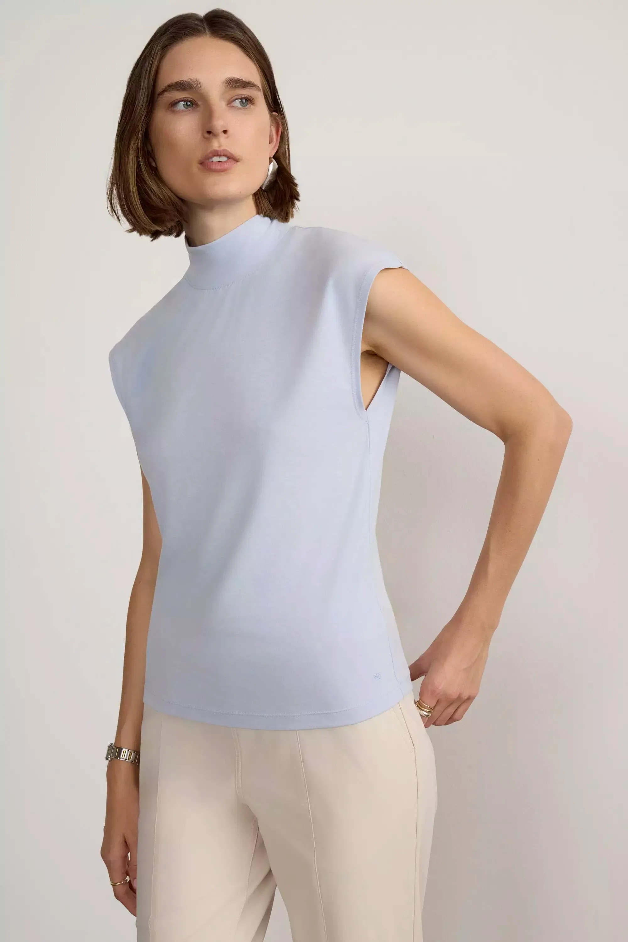 Expression Sleeveless Mock Neck Top - Halogen Blue sold by Mondetta product image thumbnail 2