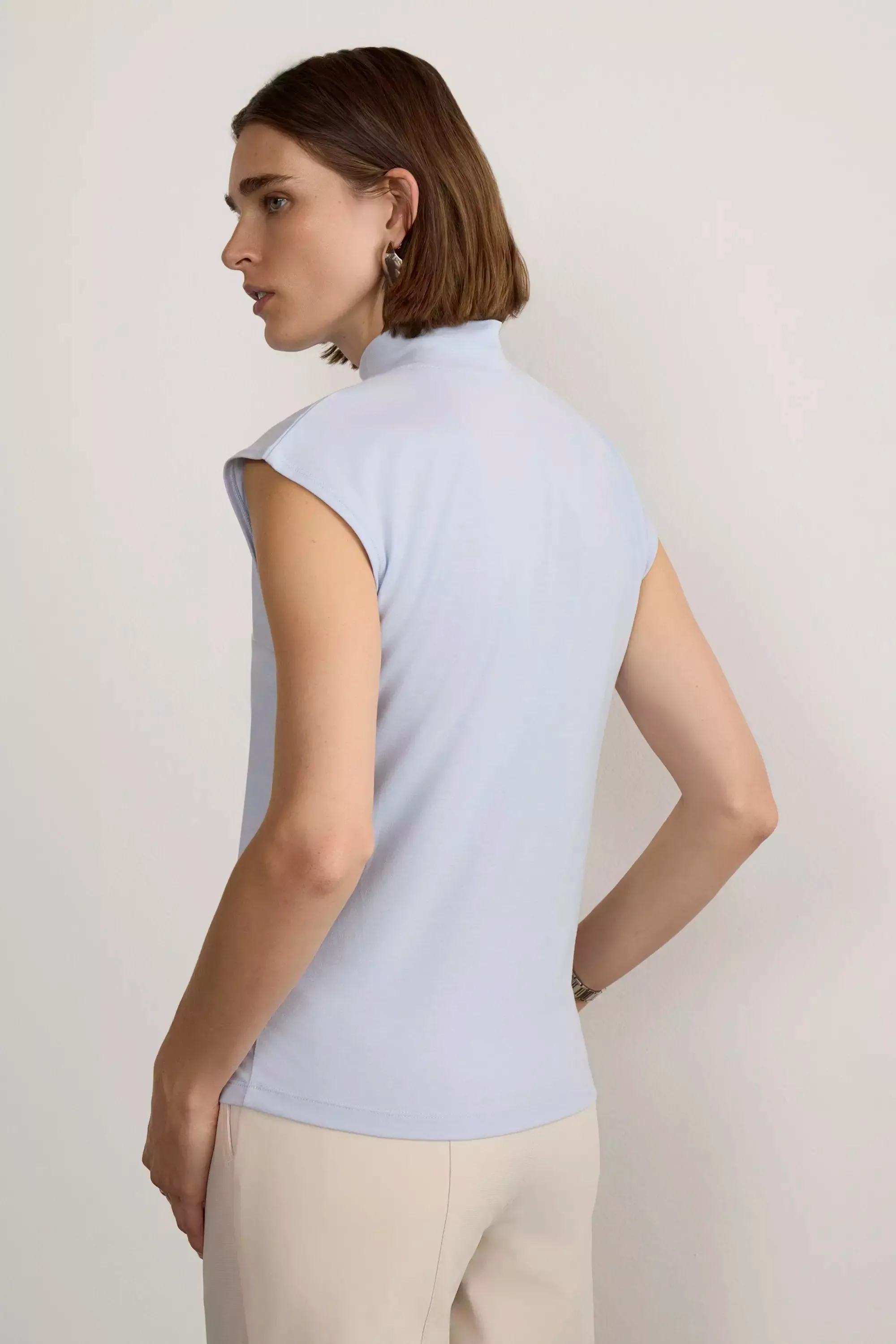 Expression Sleeveless Mock Neck Top - Halogen Blue sold by Mondetta product image thumbnail 3