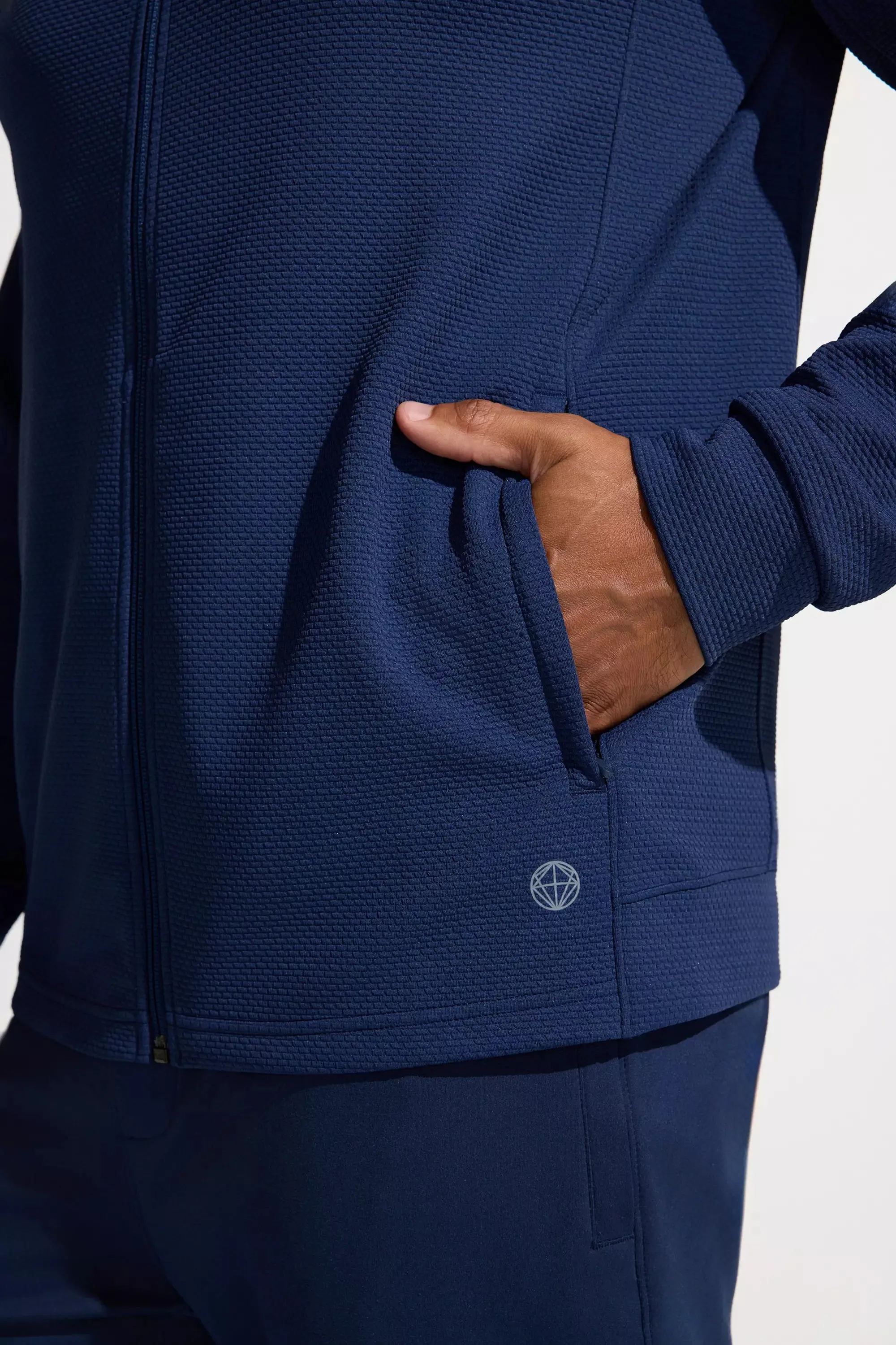The Everyday Commute GRS Certified Recycled Poly Jacket - Naval Academy sold by Mondetta product image thumbnail 4