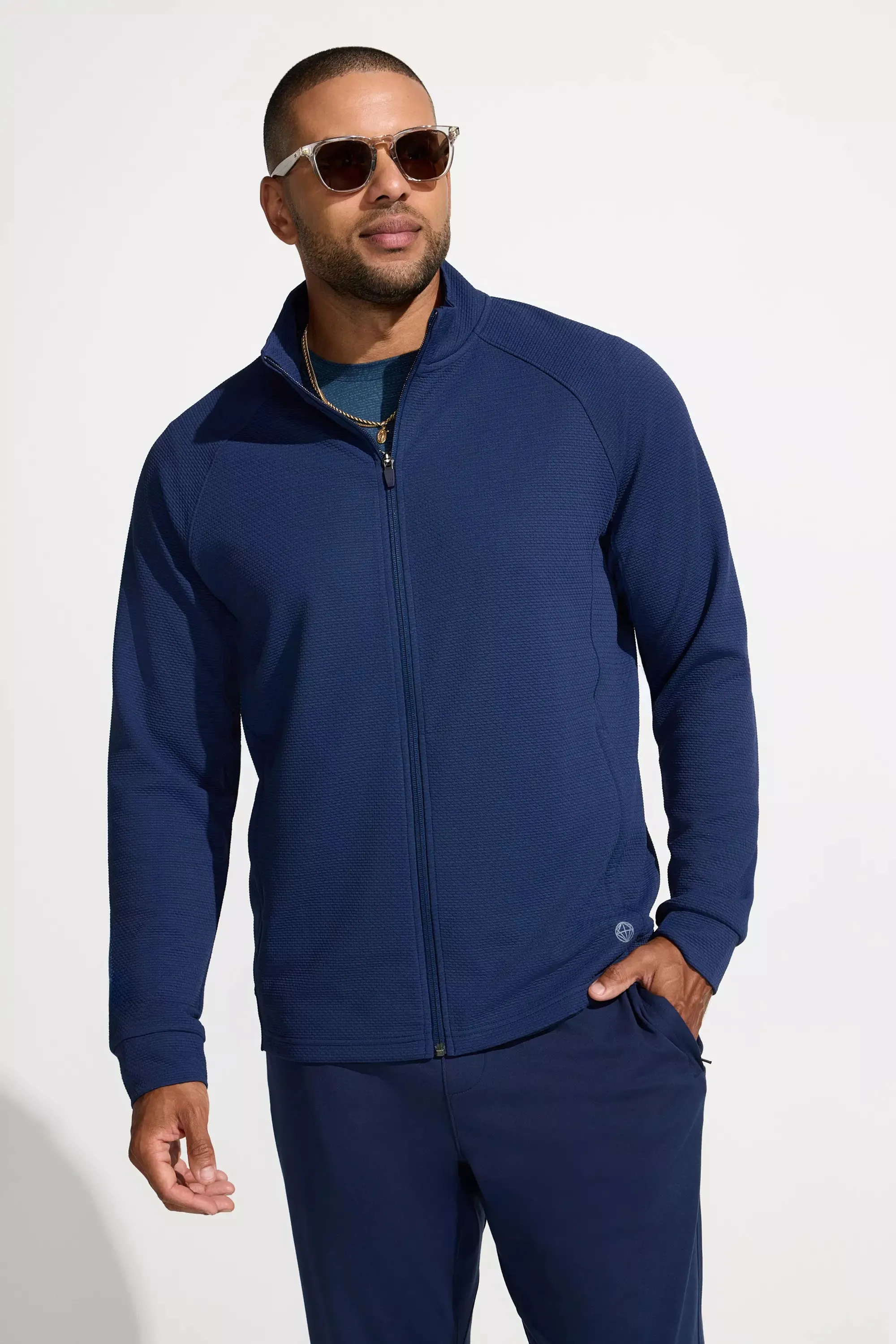 The Everyday Commute GRS Certified Recycled Poly Jacket - Naval Academy sold by Mondetta product image thumbnail 2