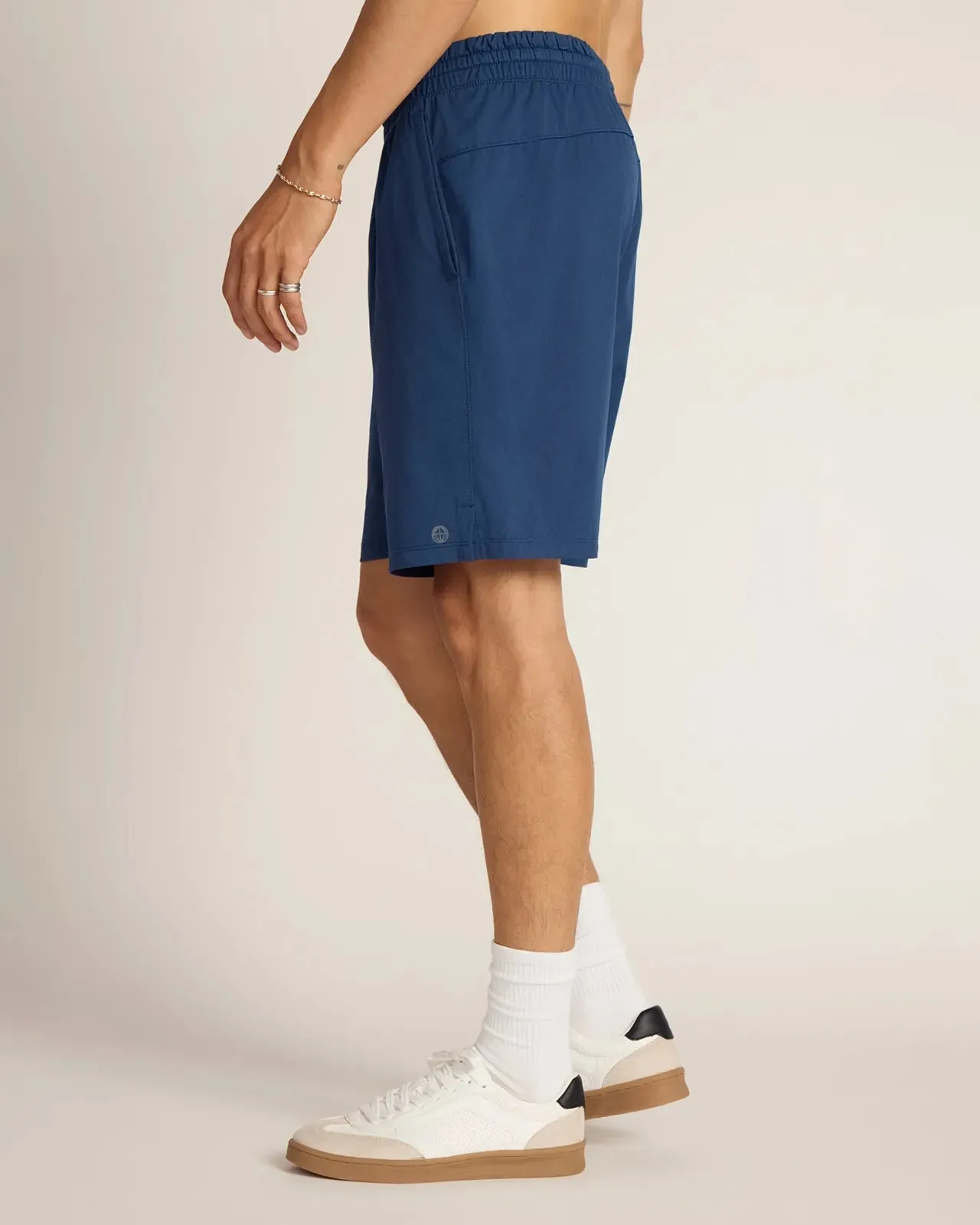 The Active Stretch GRS Certified Recycled Poly 9" Short - Naval Academy sold by Mondetta product image thumbnail 4