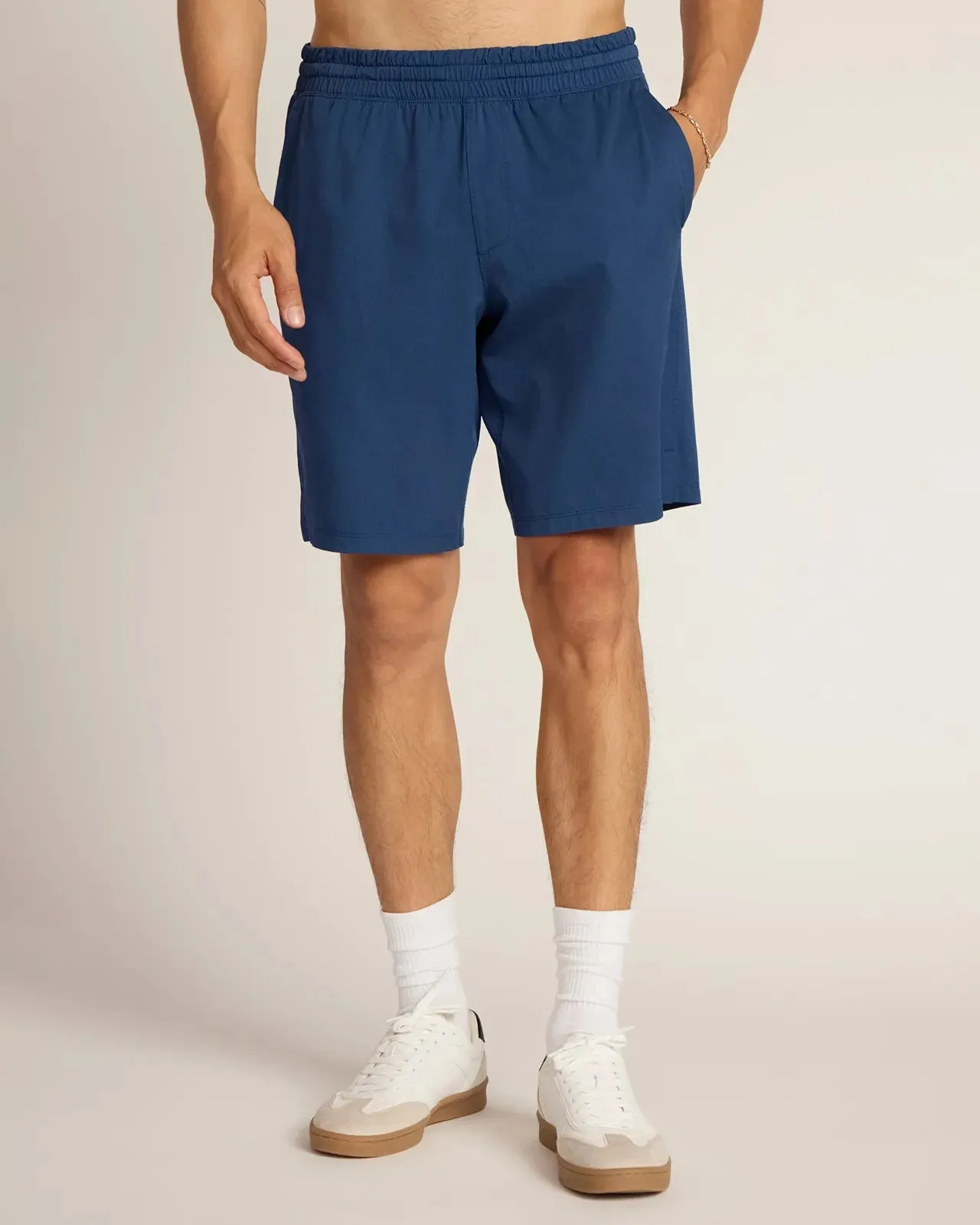 The Active Stretch GRS Certified Recycled Poly 9" Short - Naval Academy sold by Mondetta product image thumbnail 3