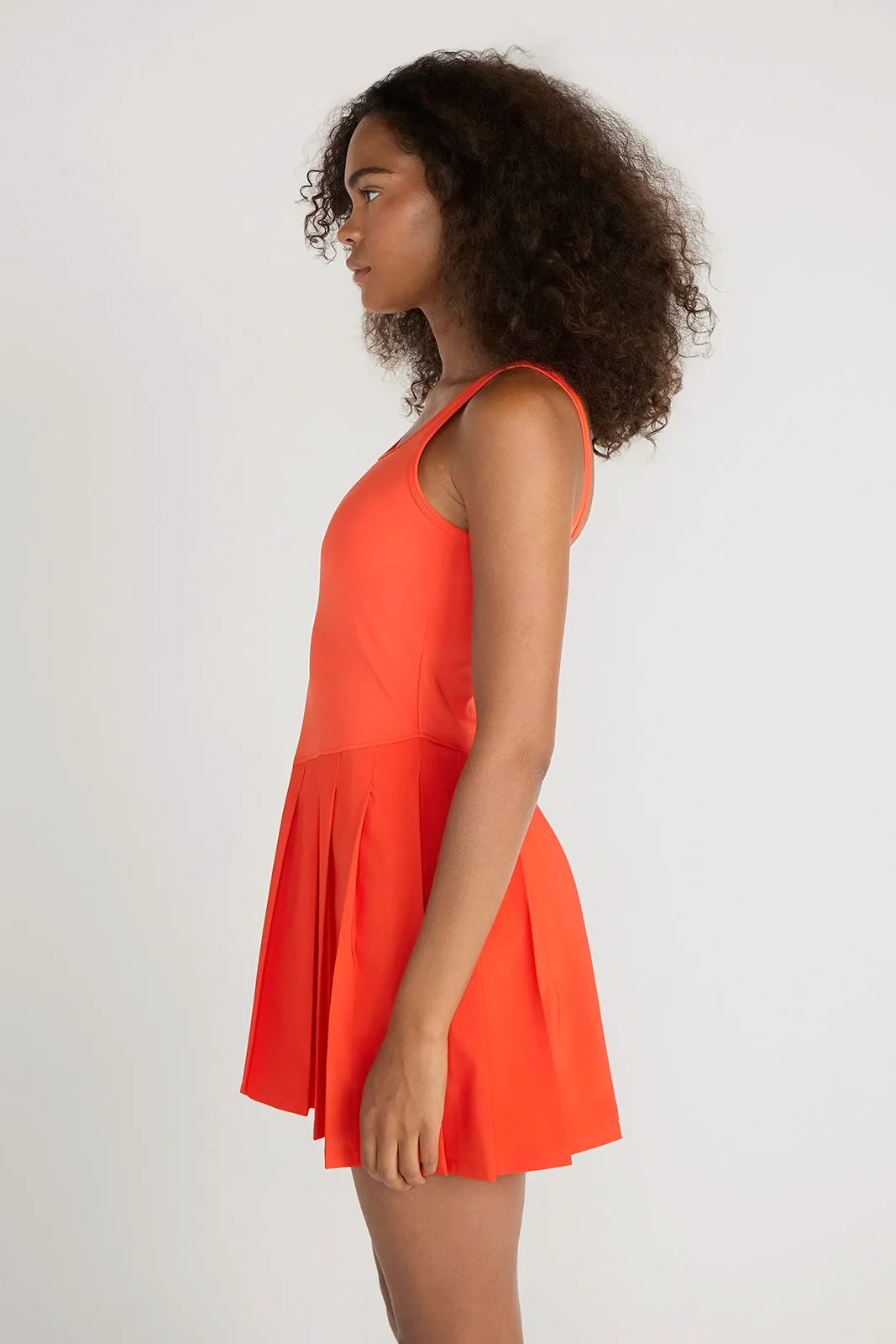 The Breathable GRS Certified Recycled Poly 3-in-1 Tennis Dress - Grenadine sold by Mondetta product image thumbnail 4