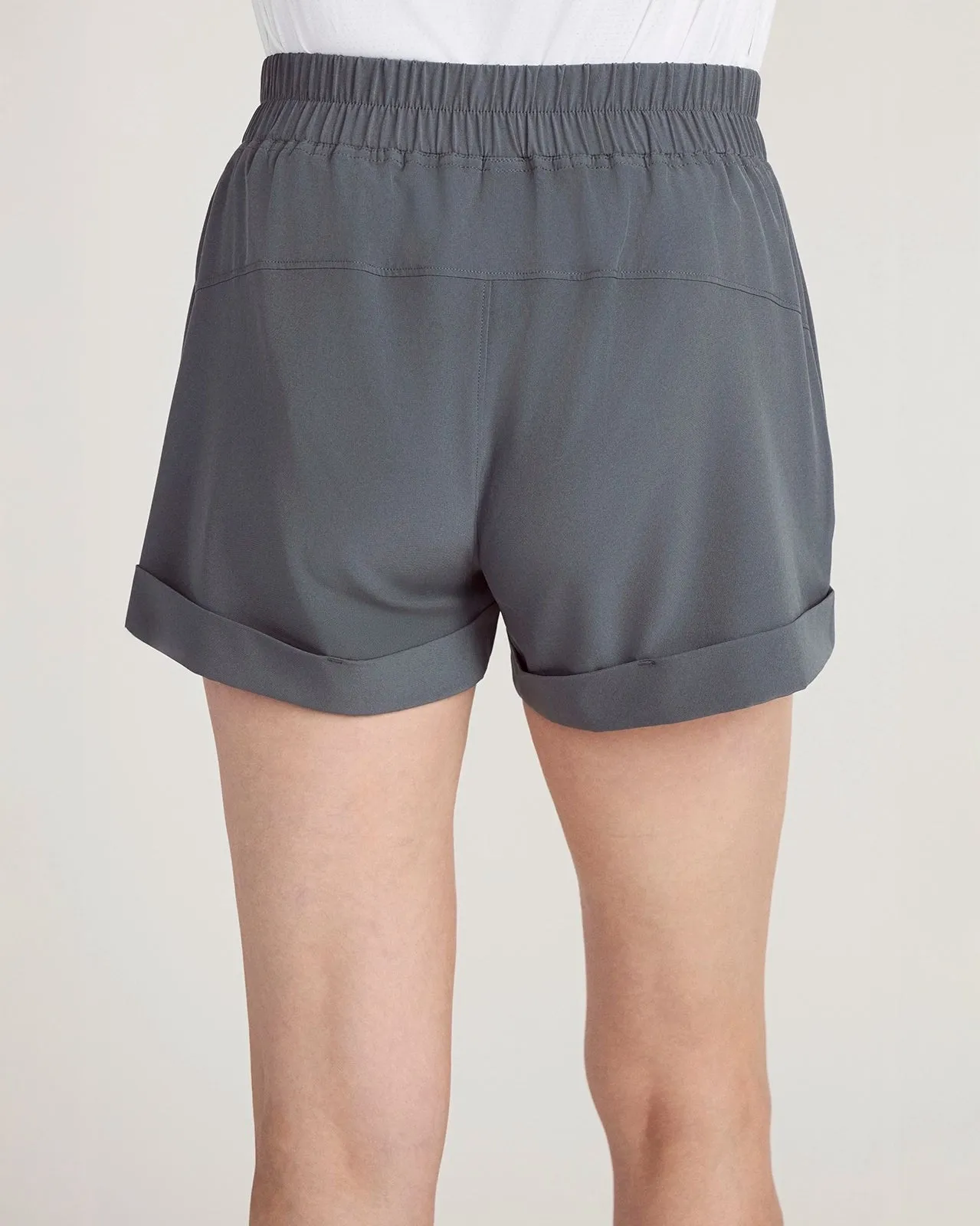 The Adventure Lightweight GRS Certified Recycled Poly 3.5" Short - Dark Slate sold by Mondetta product image thumbnail 4