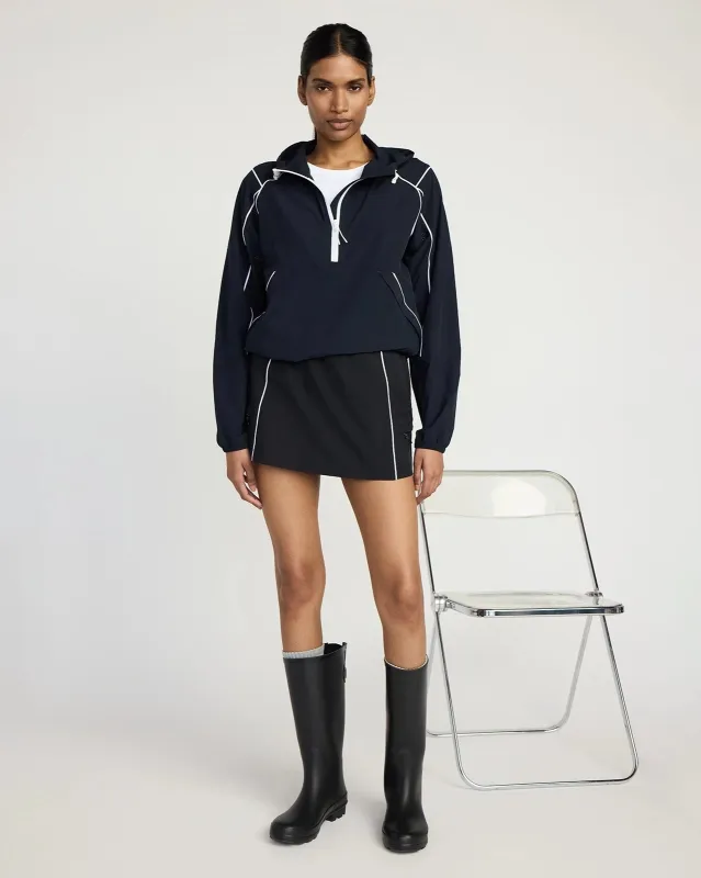 The Light Stretch GRS Certified Recycled Poly Hike Skort  - Black sold by Mondetta