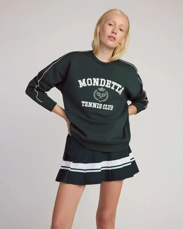 The Soft GRS Certified Recycled Poly + Organic Cotton Club Sweatshirt - Pine Grove sold by Mondetta