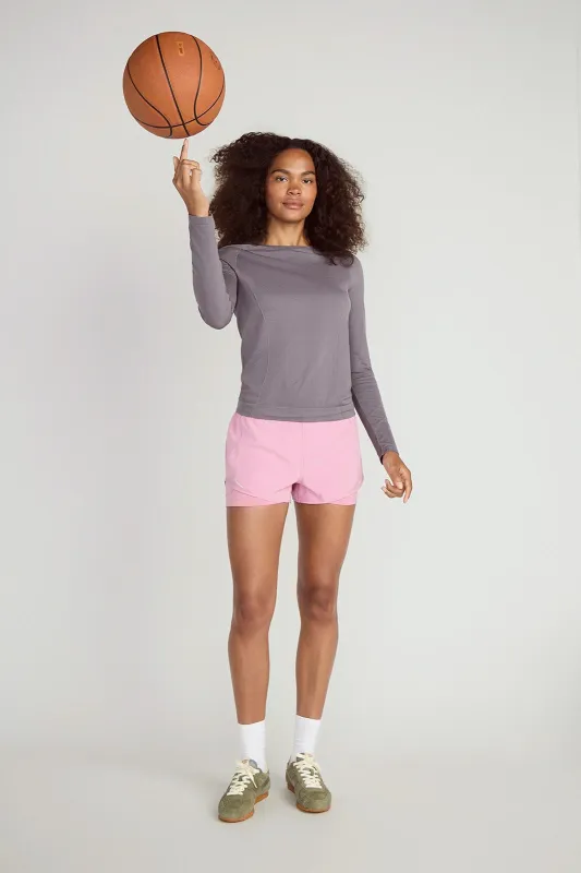 The Built-In Liner GRS Certified Recycled Poly Ventilating 2.5" Short - Polignac sold by Mondetta