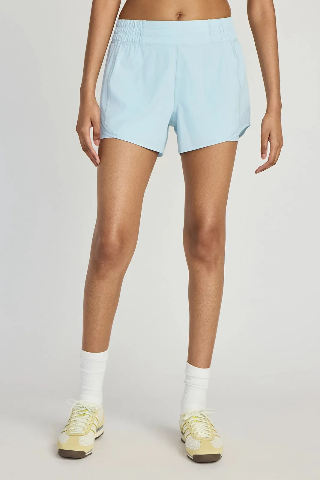 The Built-In Liner GRS Certified Recycled Poly Ventilating 3.5" Short - Winter Sky Blue sold by Mondetta product image thumbnail 3