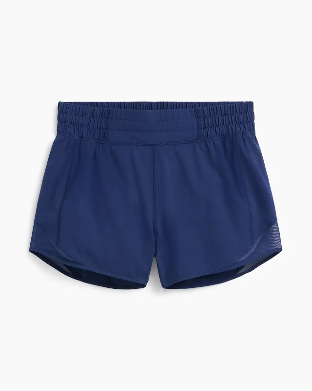 The Built-In Liner GRS Certified Recycled Poly Ventilating 3.5" Short - Naval Academy sold by Mondetta