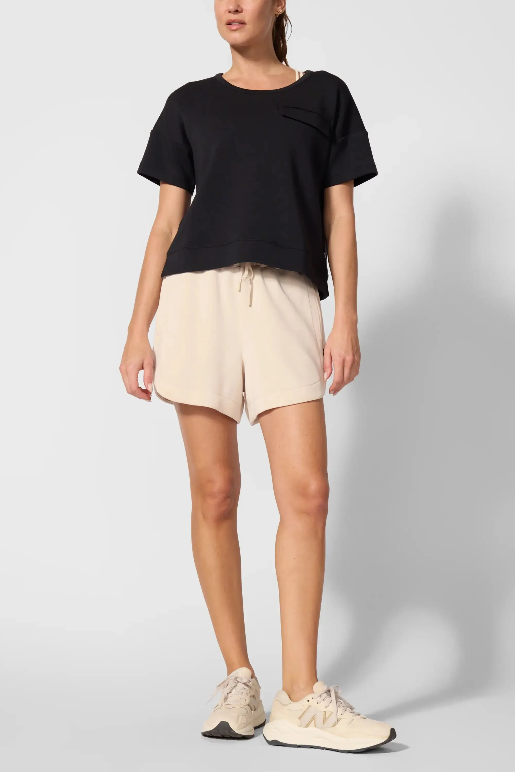 Dreamweave Dropped Shoulder Top - Black sold by Mondetta product image thumbnail 2