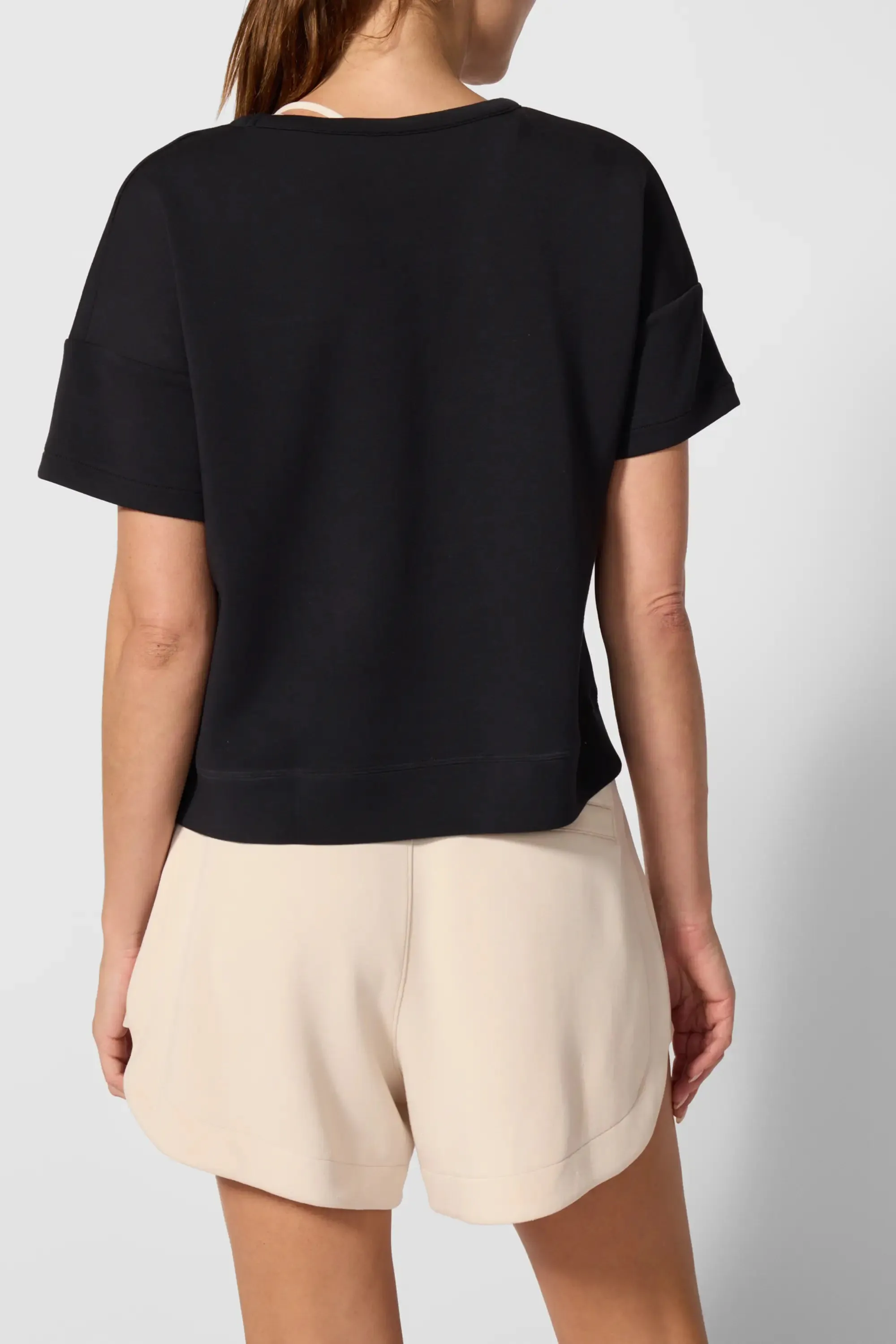 Dreamweave Dropped Shoulder Top - Black sold by Mondetta product image thumbnail 3