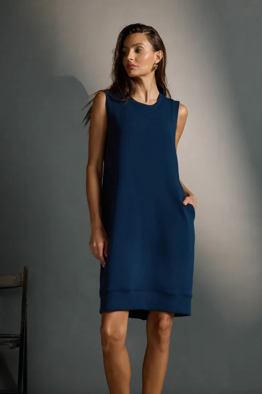 Dreamweave Dress - Navy Blazer sold by Mondetta