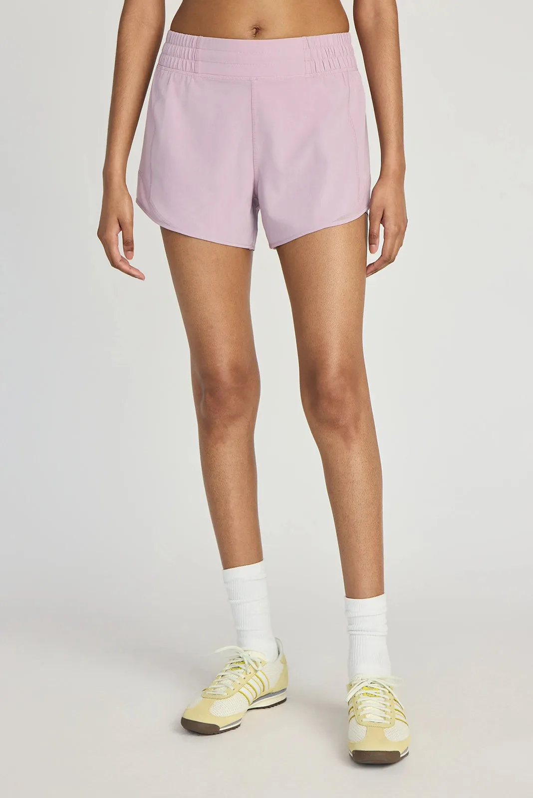 The Built-In Liner GRS Certified Recycled Poly Ventilating 3.5" Short - Mauve Shadows sold by Mondetta product image thumbnail 2