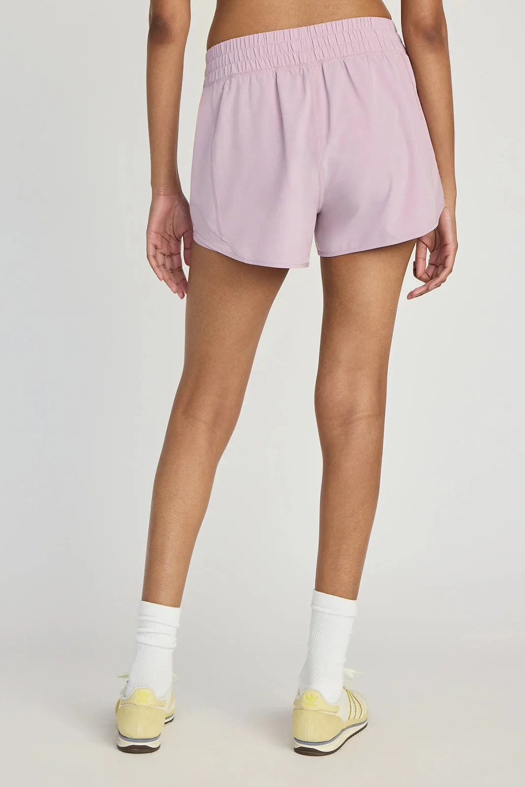 The Built-In Liner GRS Certified Recycled Poly Ventilating 3.5" Short - Mauve Shadows sold by Mondetta product image thumbnail 5