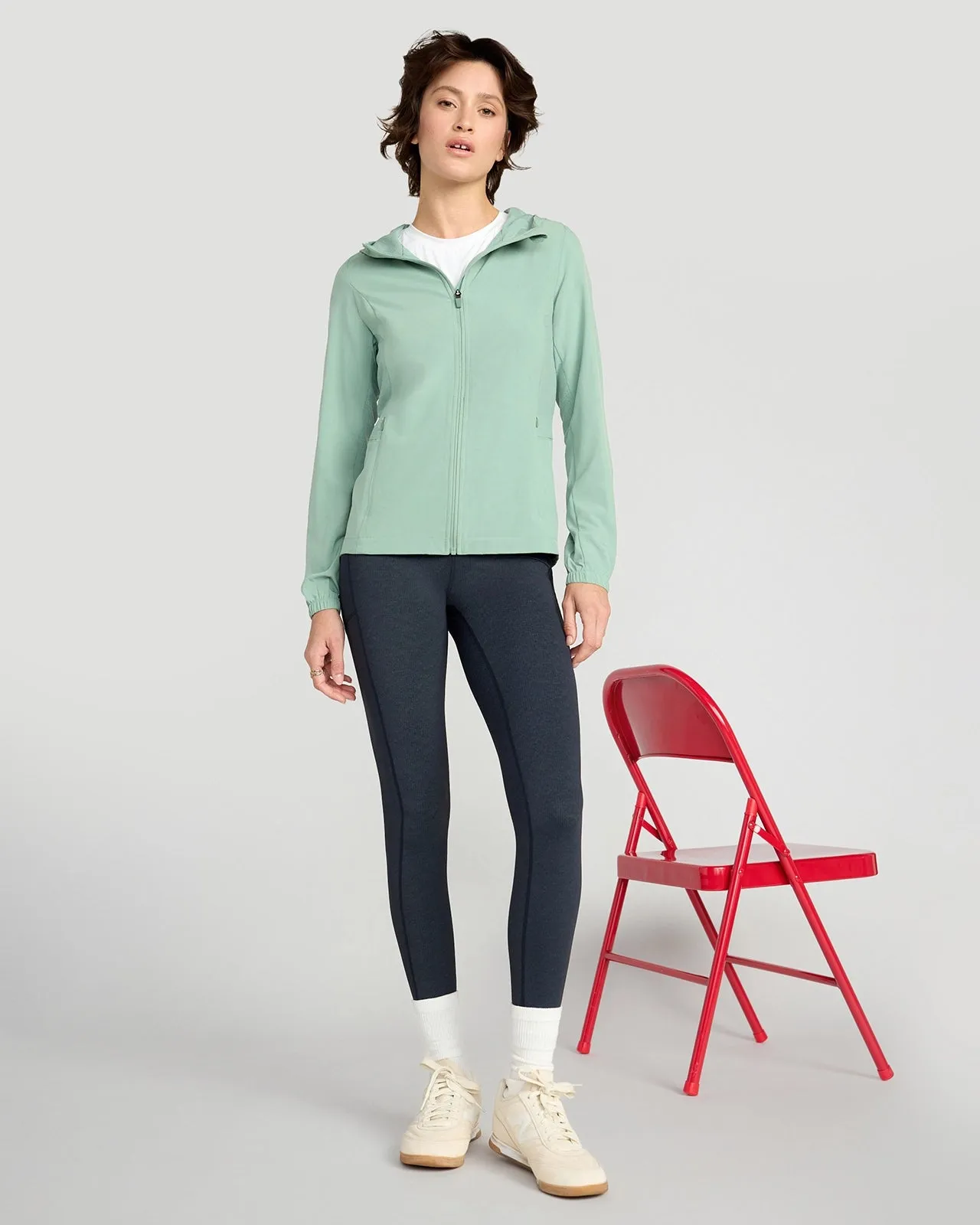 The Lightweight Stretch GRS Certified Recycled Poly Jacket - Green Bay sold by Mondetta product image thumbnail 2