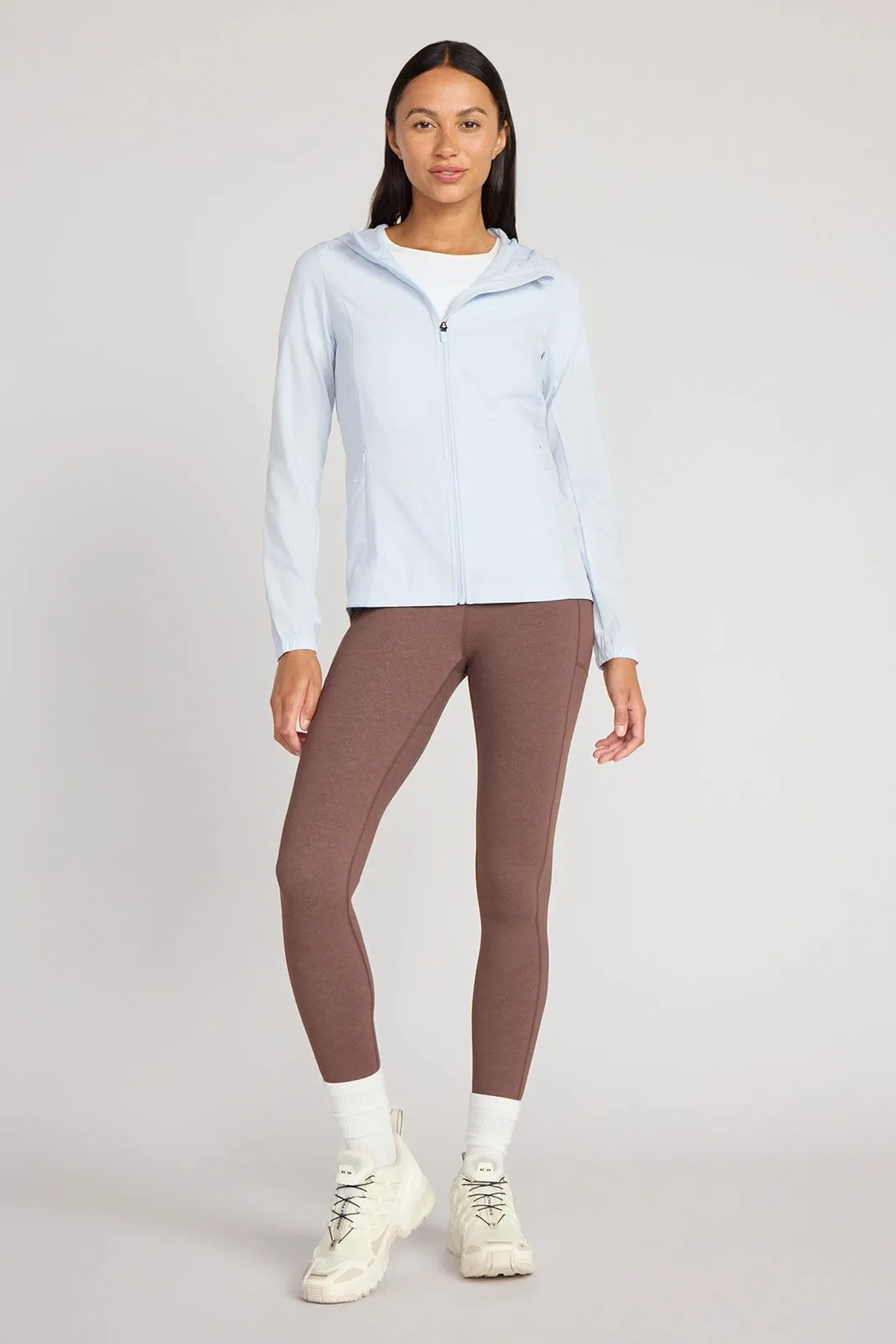 The Lightweight Stretch GRS Certified Recycled Poly Jacket - Arctic Ice sold by Mondetta product image thumbnail 2