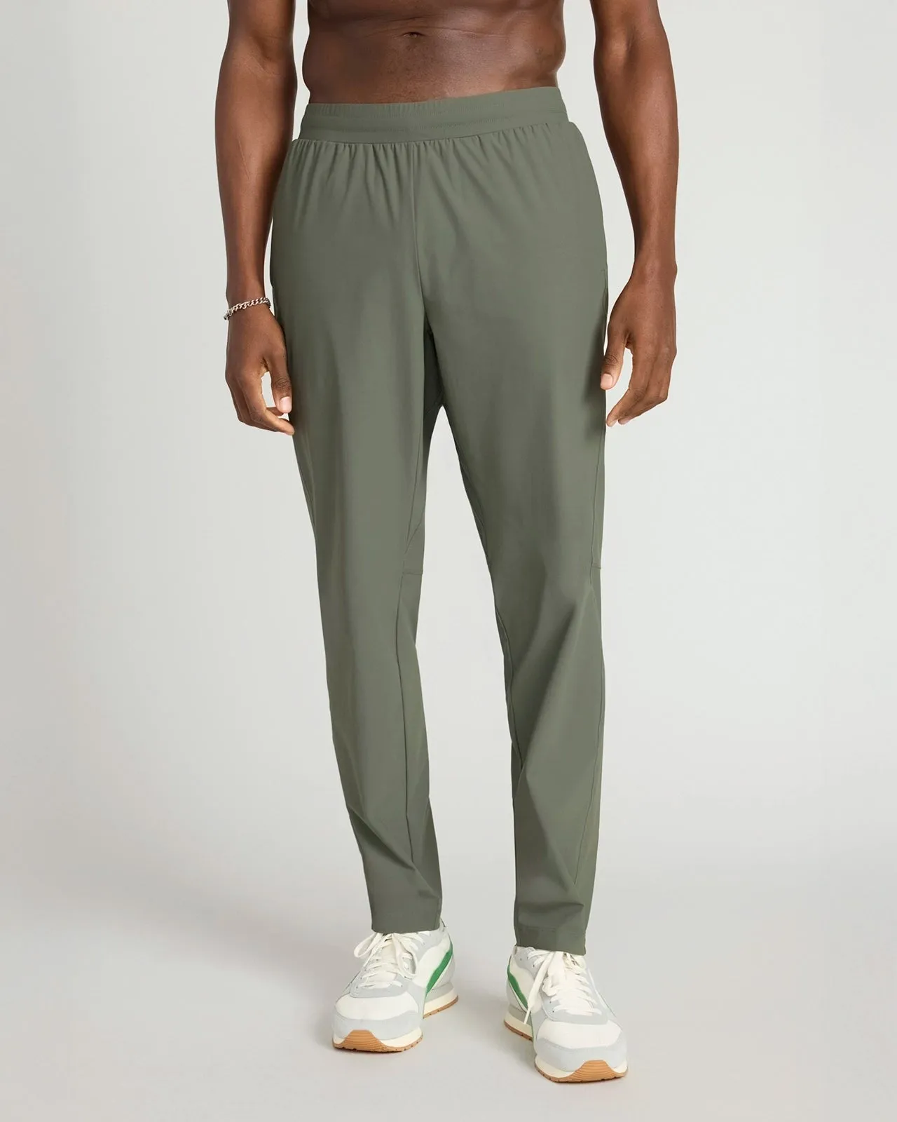 The Active Stretch GRS Certified Recycled Nylon Jogger - Kambaba Green sold by Mondetta product image thumbnail 2