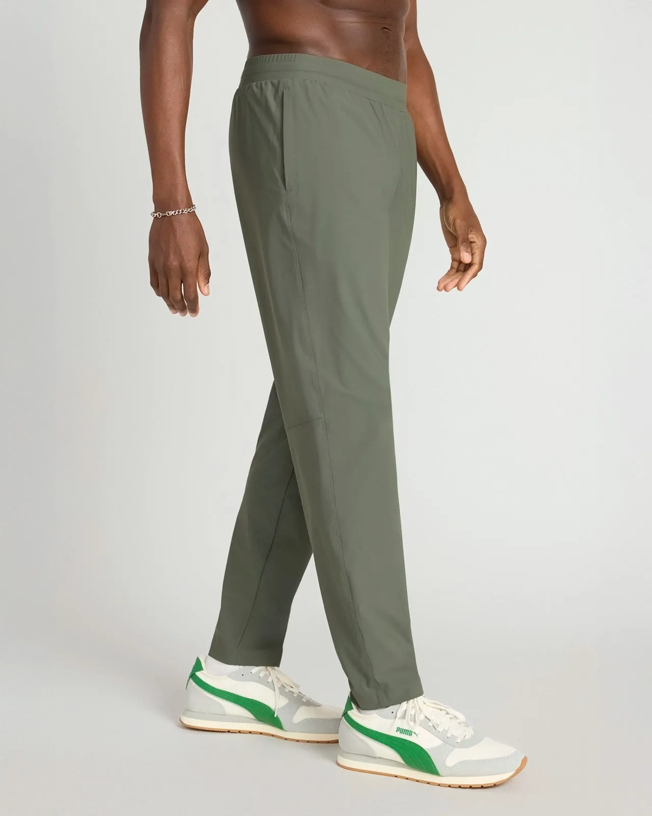 The Active Stretch GRS Certified Recycled Nylon Jogger - Kambaba Green sold by Mondetta product image thumbnail 5