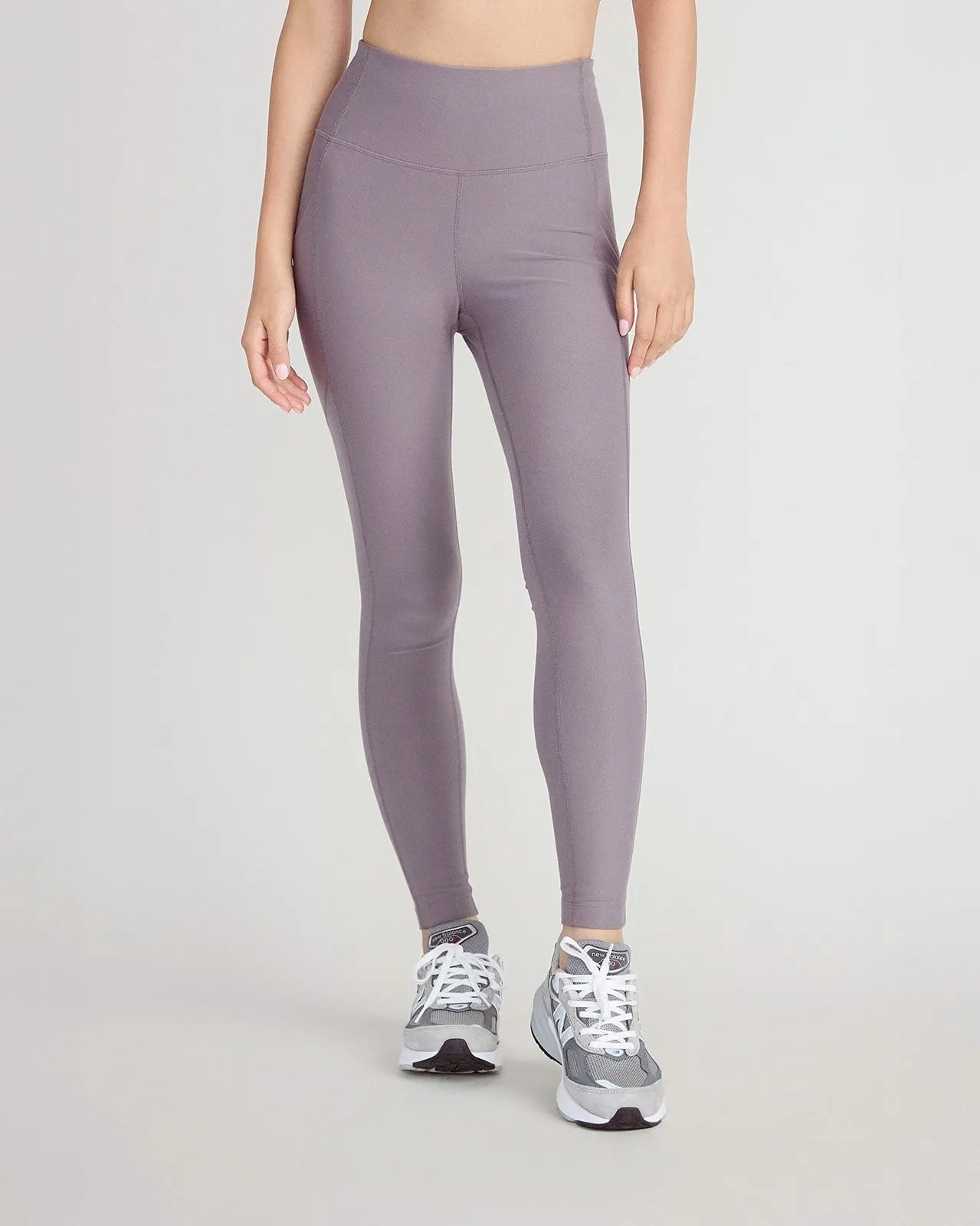 The Active Stretch GRS Certified Recycled Poly Mesh Panel Legging - Light Excalibur Purple sold by Mondetta product image thumbnail 2