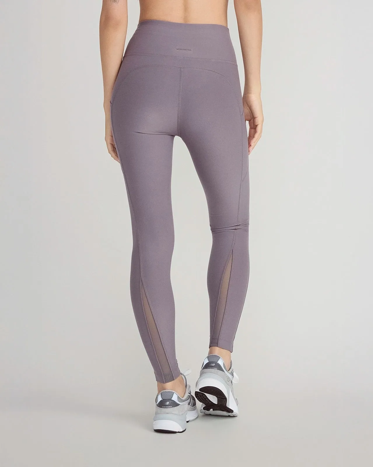 The Active Stretch GRS Certified Recycled Poly Mesh Panel Legging - Light Excalibur Purple sold by Mondetta product image thumbnail 4