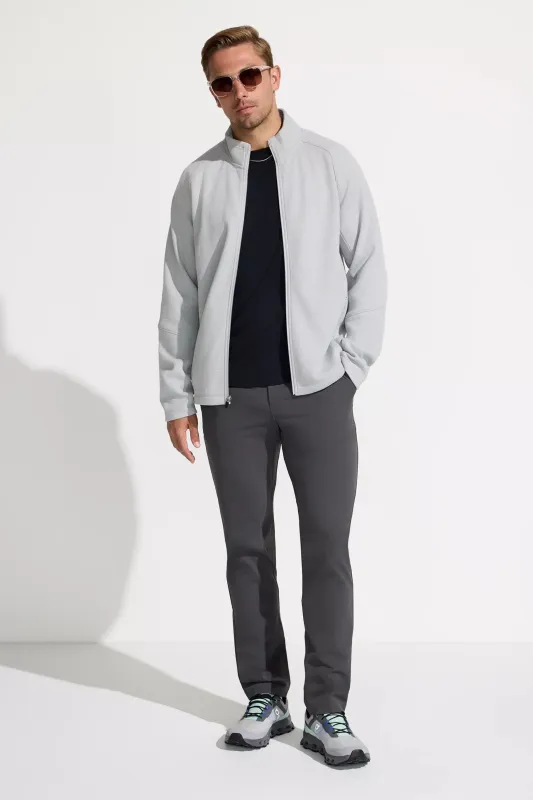 The Warm + Soft GRS Certified Recycled Poly Waffle Jacket - Cool Grey sold by Mondetta